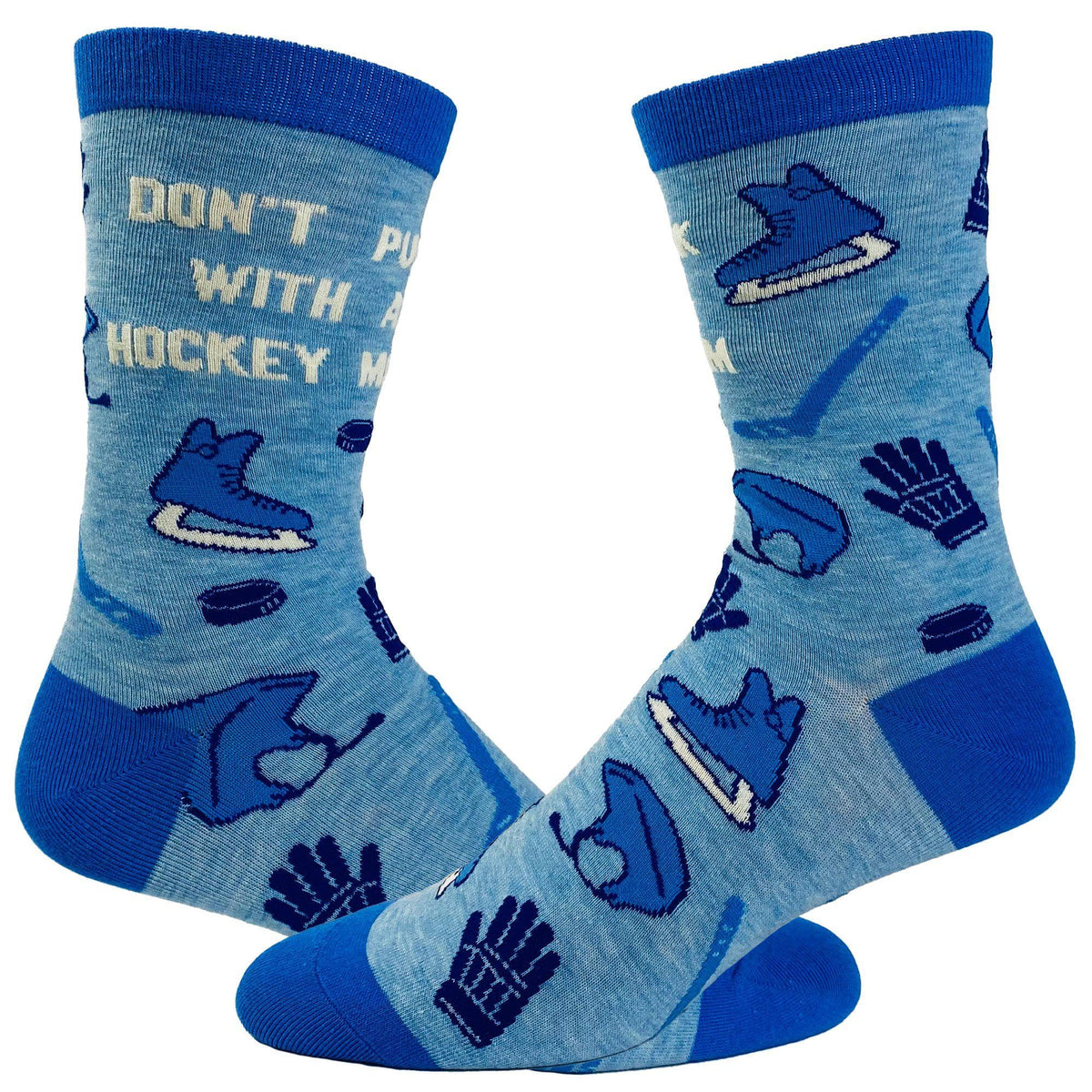 Women&#39;s Don&#39;t Puck With A Hockey Mom Socks - Crazy Dog T-Shirts