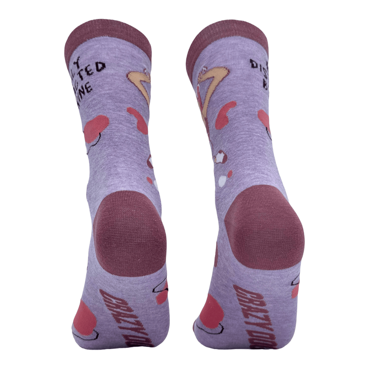 Women&#39;s Easily Distracted By Wine Socks  -  Crazy Dog T-Shirts