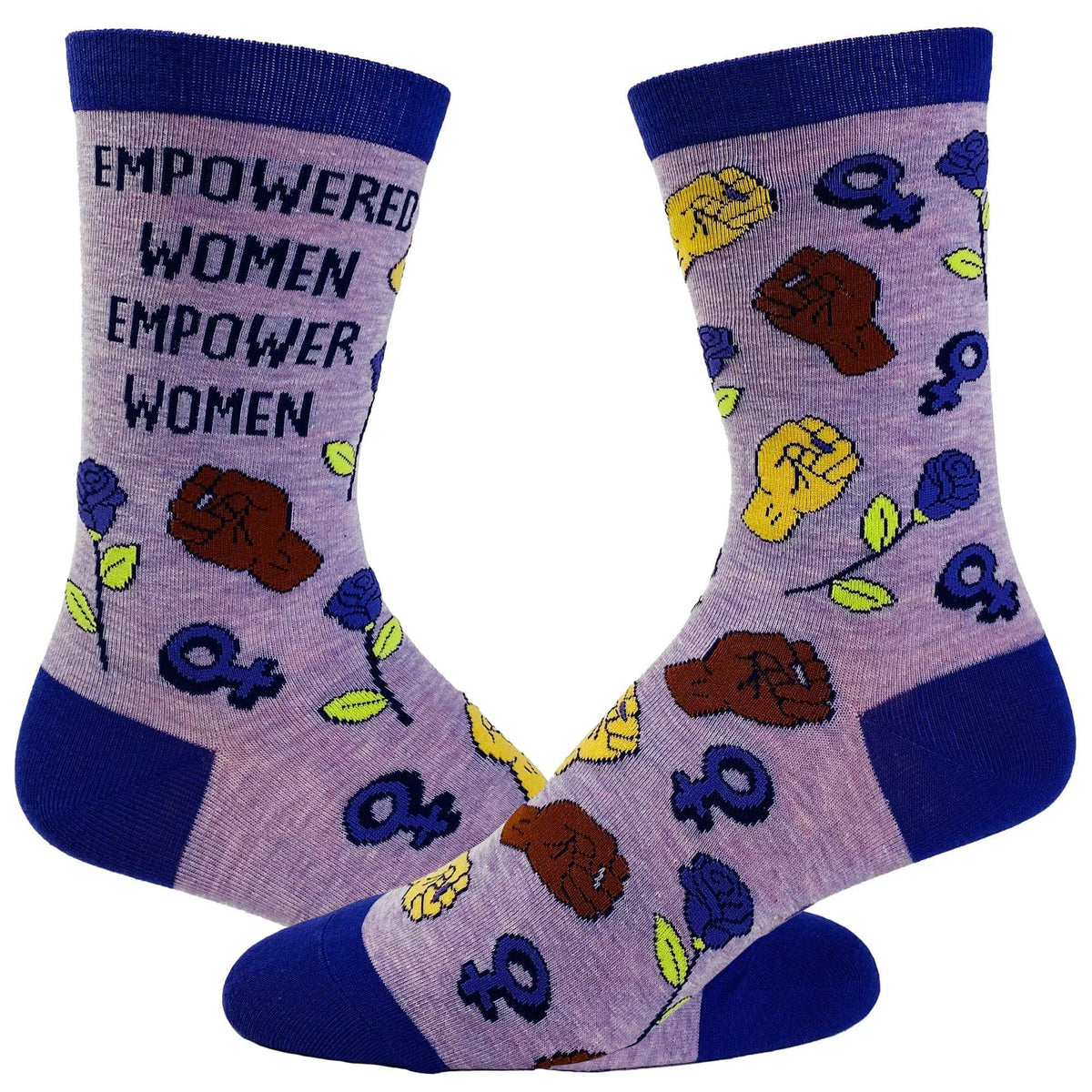 Women&#39;s Empowered Women Empower Women Socks - Crazy Dog T-Shirts