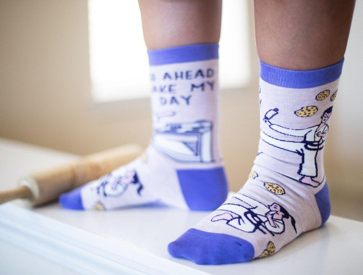 Women&#39;s Go Ahead Bake My Day Socks - Crazy Dog T-Shirts