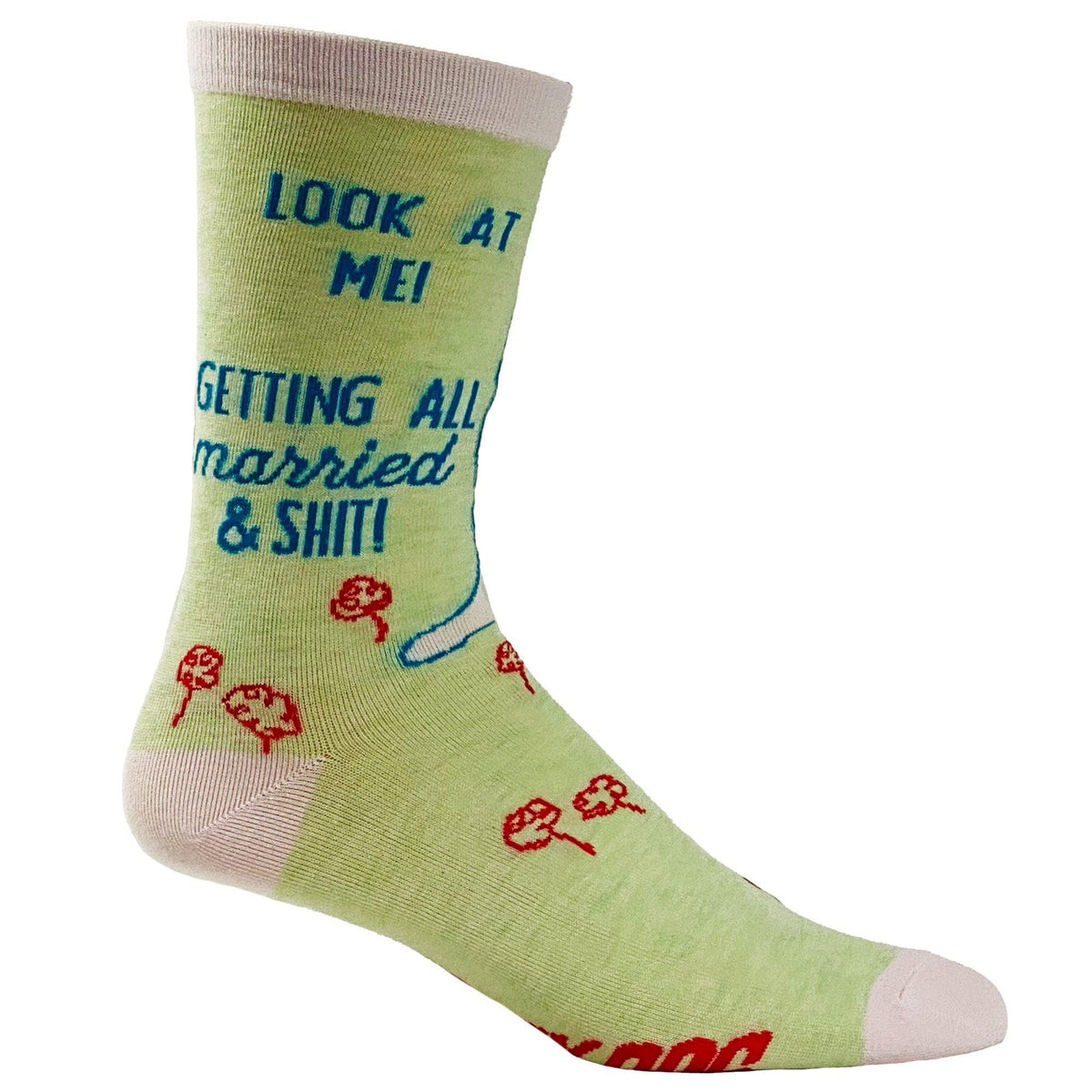 Women&#39;s Look At Me Getting All Married Socks - Crazy Dog T-Shirts