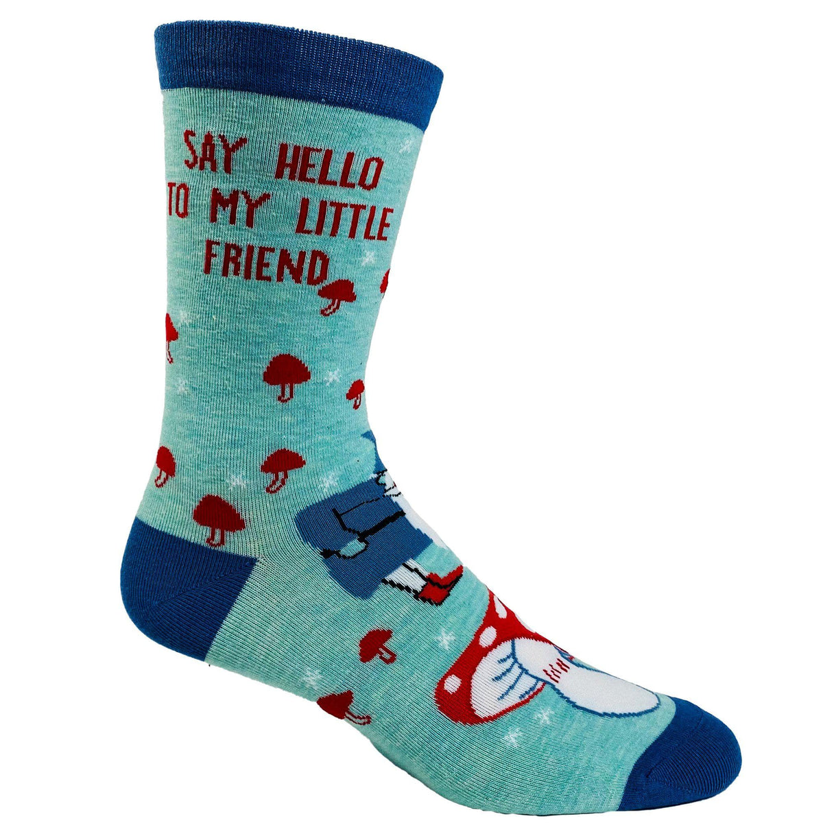 Women&#39;s Say Hello To My Little Friend Socks - Crazy Dog T-Shirts
