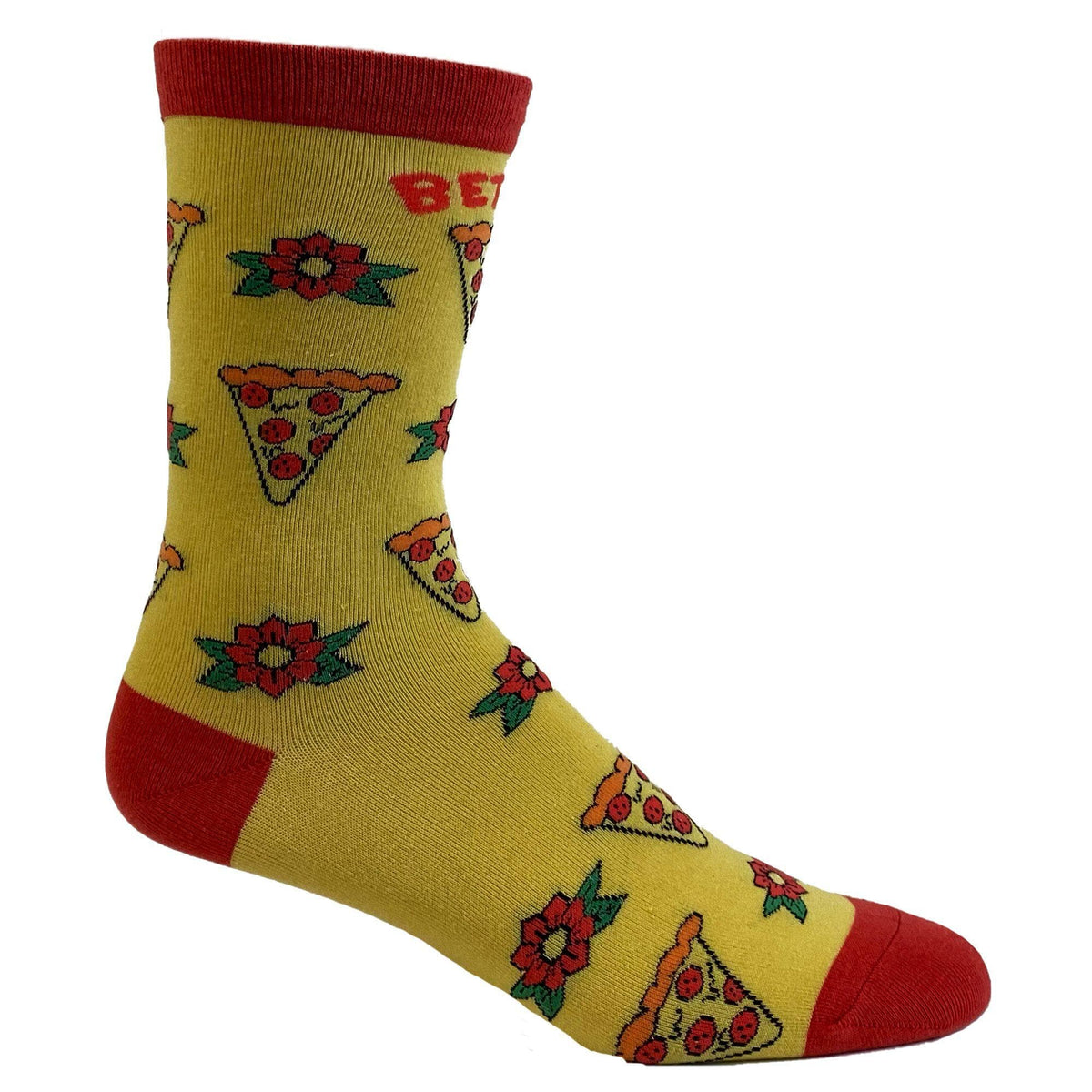 Womens Better Together Pineapple Pizza Socks - Crazy Dog T-Shirts