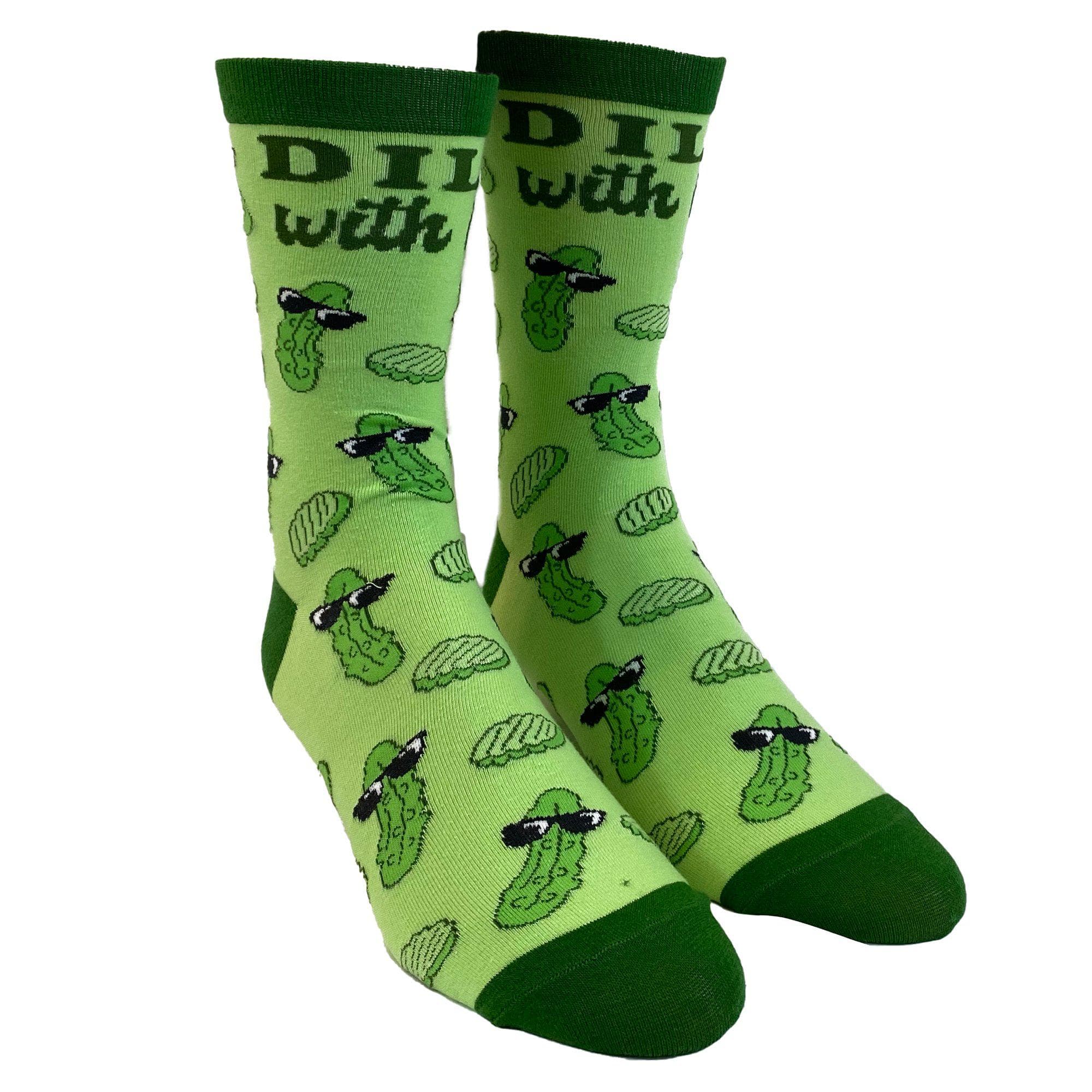 Womens Dill With It Socks - Crazy Dog T-Shirts