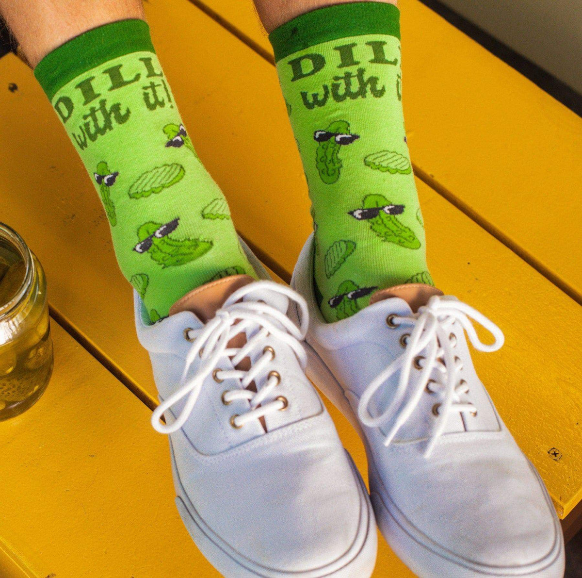 Womens Dill With It Socks - Crazy Dog T-Shirts