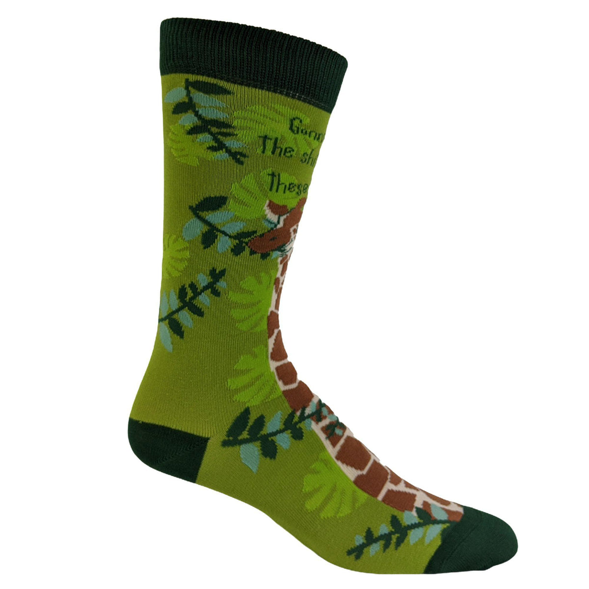 Womens Gonna Eat The Shit Out Of These Plants Socks - Crazy Dog T-Shirts