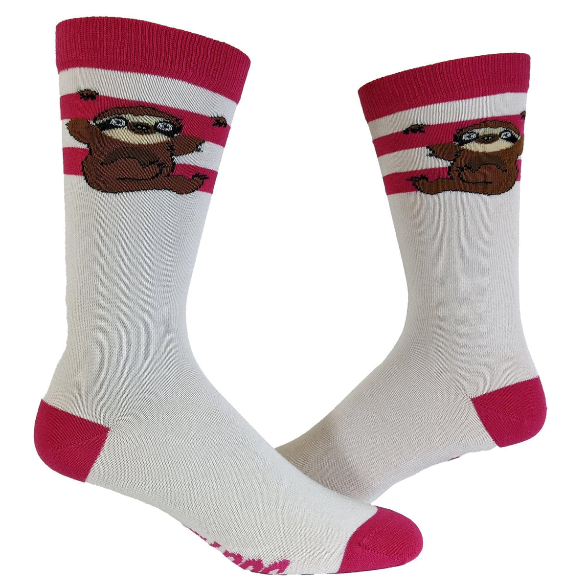 Womens Sloth Socks - Crazy Dog T-Shirts