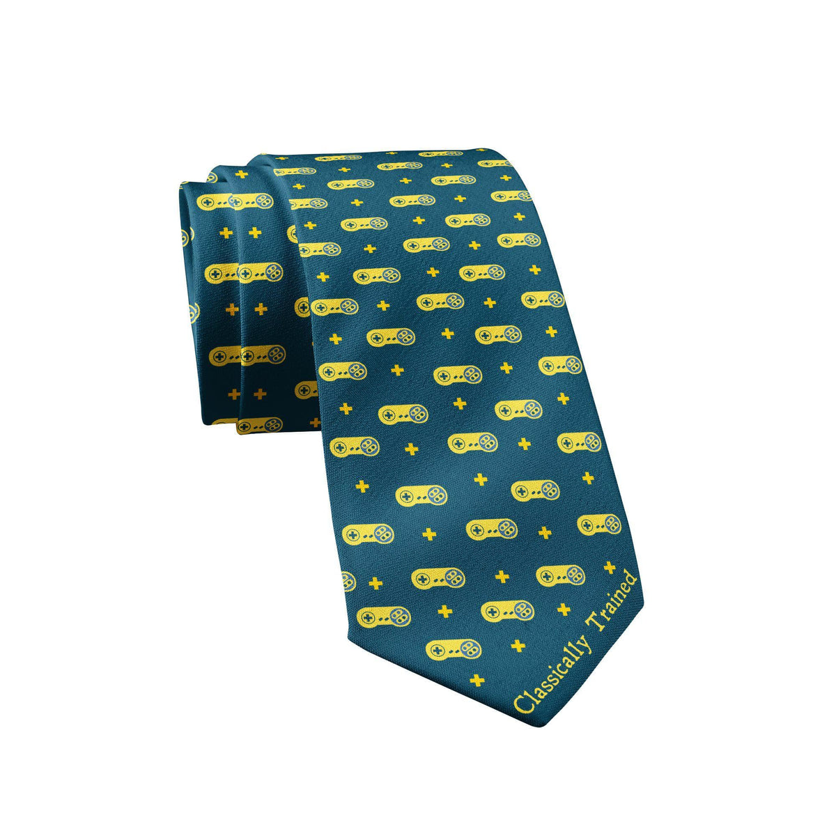 Classically Trained Neck Tie - Crazy Dog T-Shirts