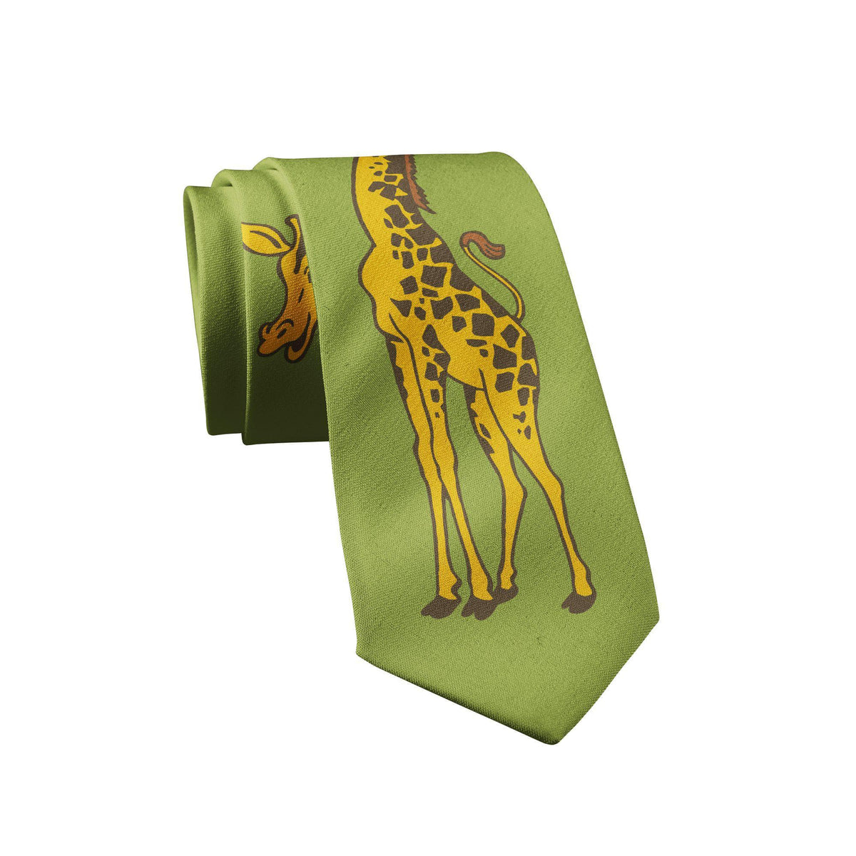 Giraffe Neck Tie - Crazy Dog T-Shirts