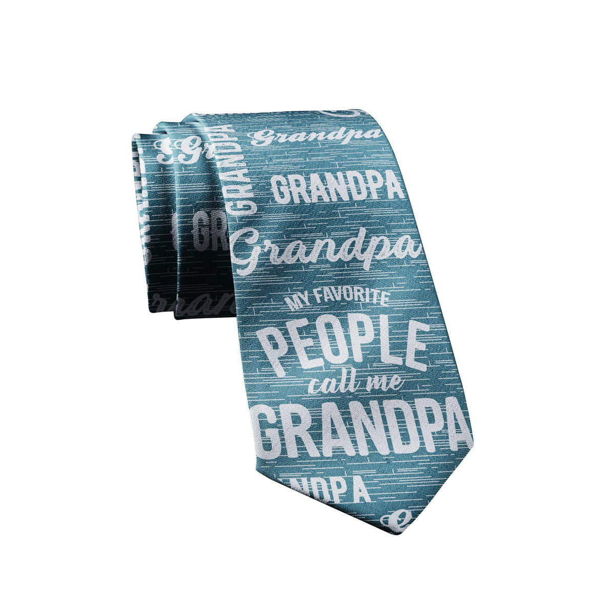 My Favorite People Call Me Grandpa Neck Tie - Crazy Dog T-Shirts