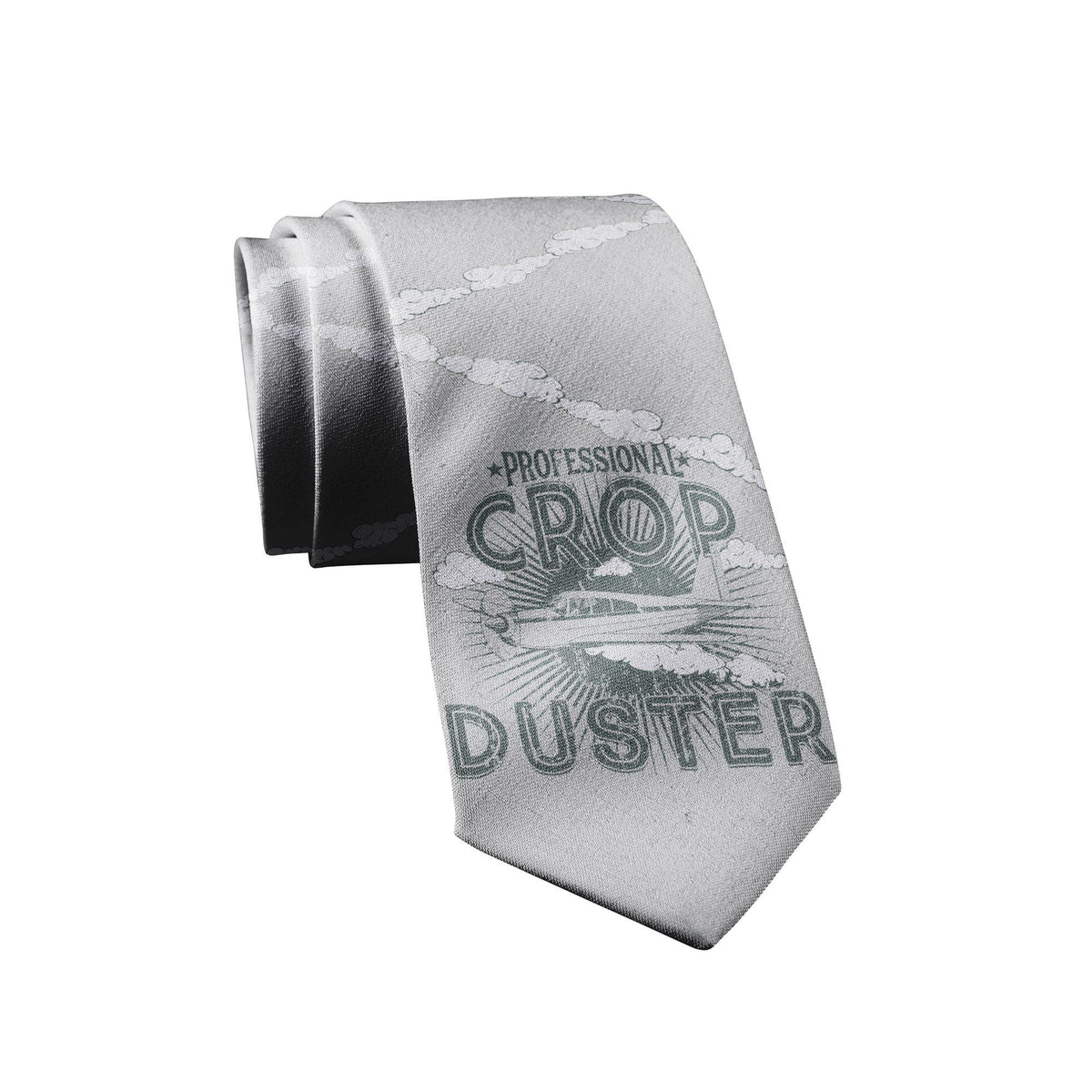 Professional Crop Duster Neck Tie - Crazy Dog T-Shirts
