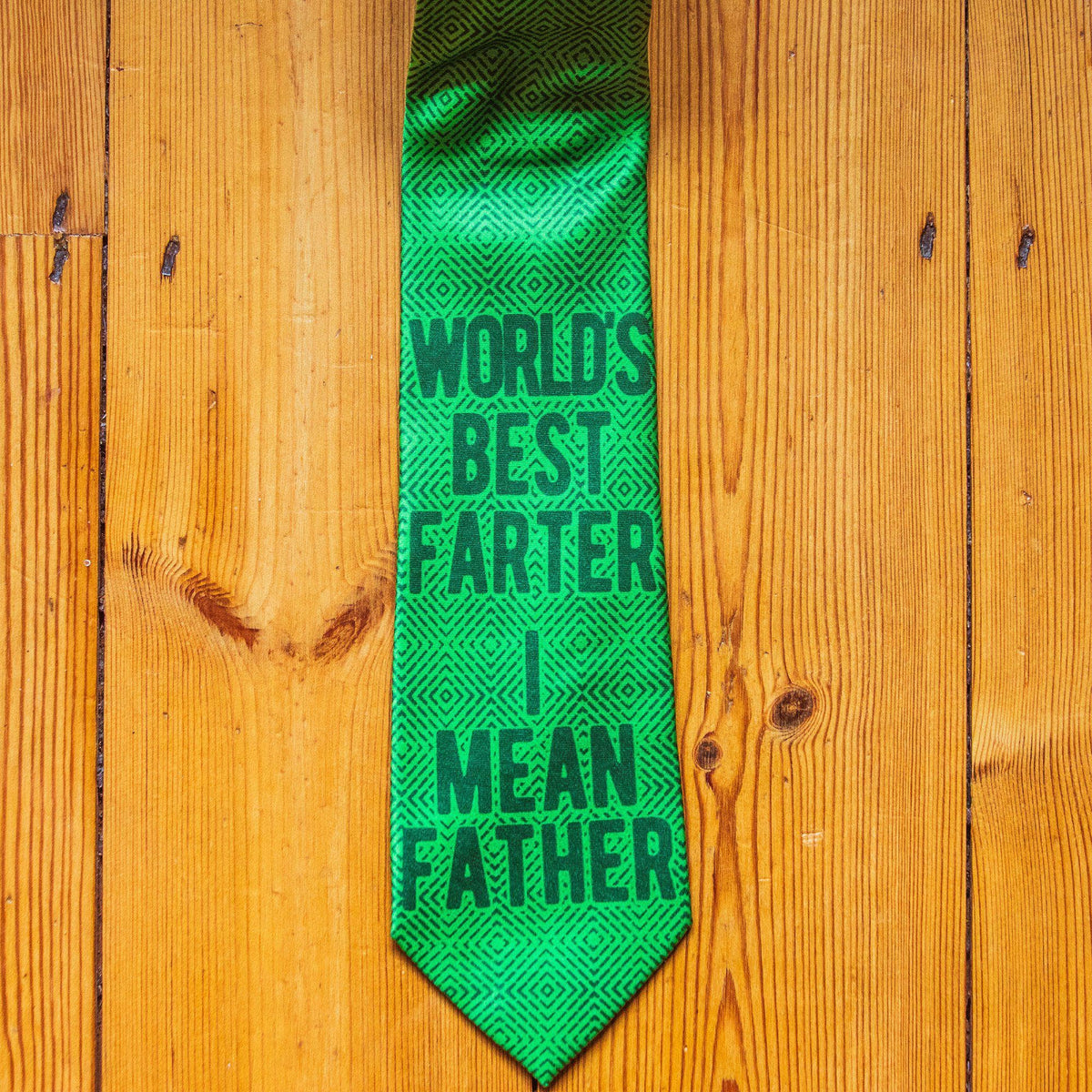 World&#39;s Best Farter I Mean Father Neck Tie - Crazy Dog T-Shirts