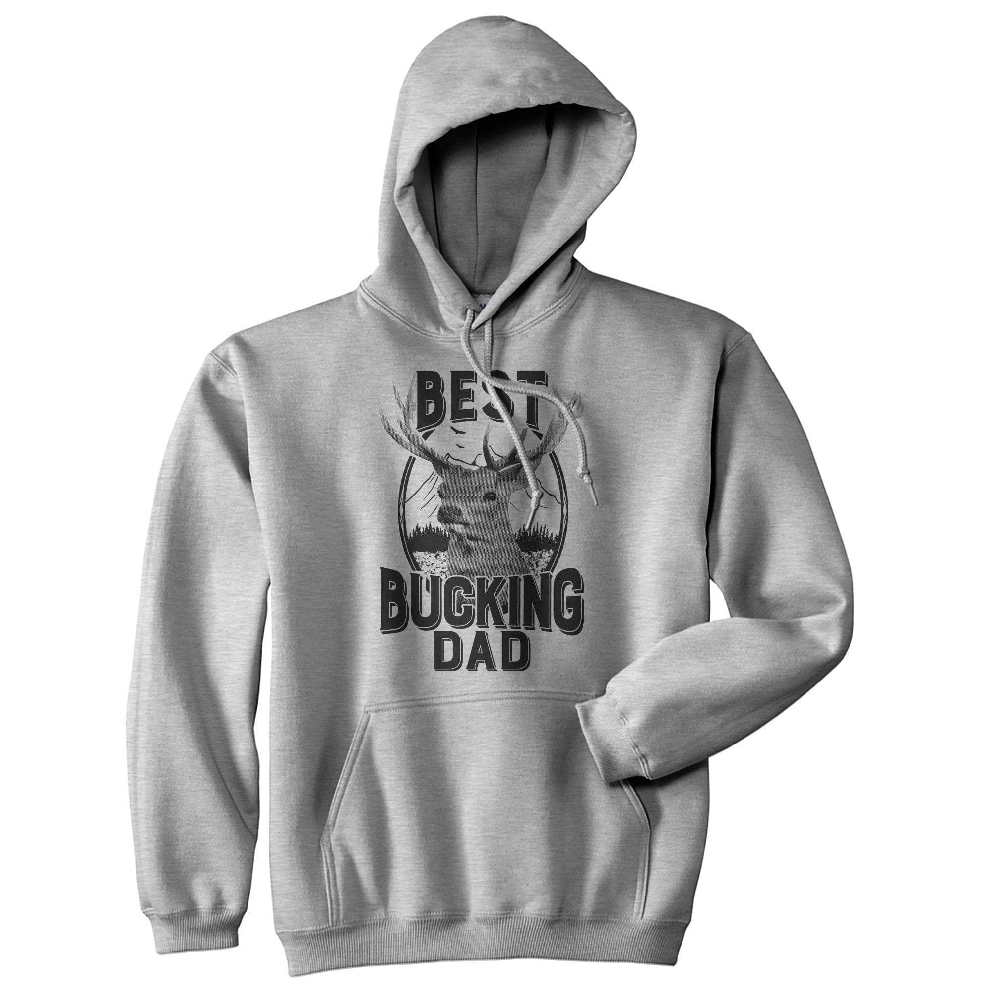Best Bucking Dad Hoodie - Crazy Dog T-Shirts