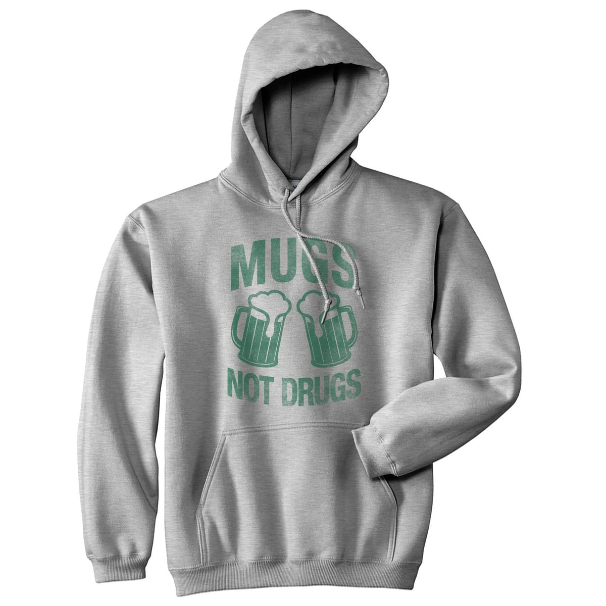 Mugs Not Drugs Hoodie  -  Crazy Dog T-Shirts