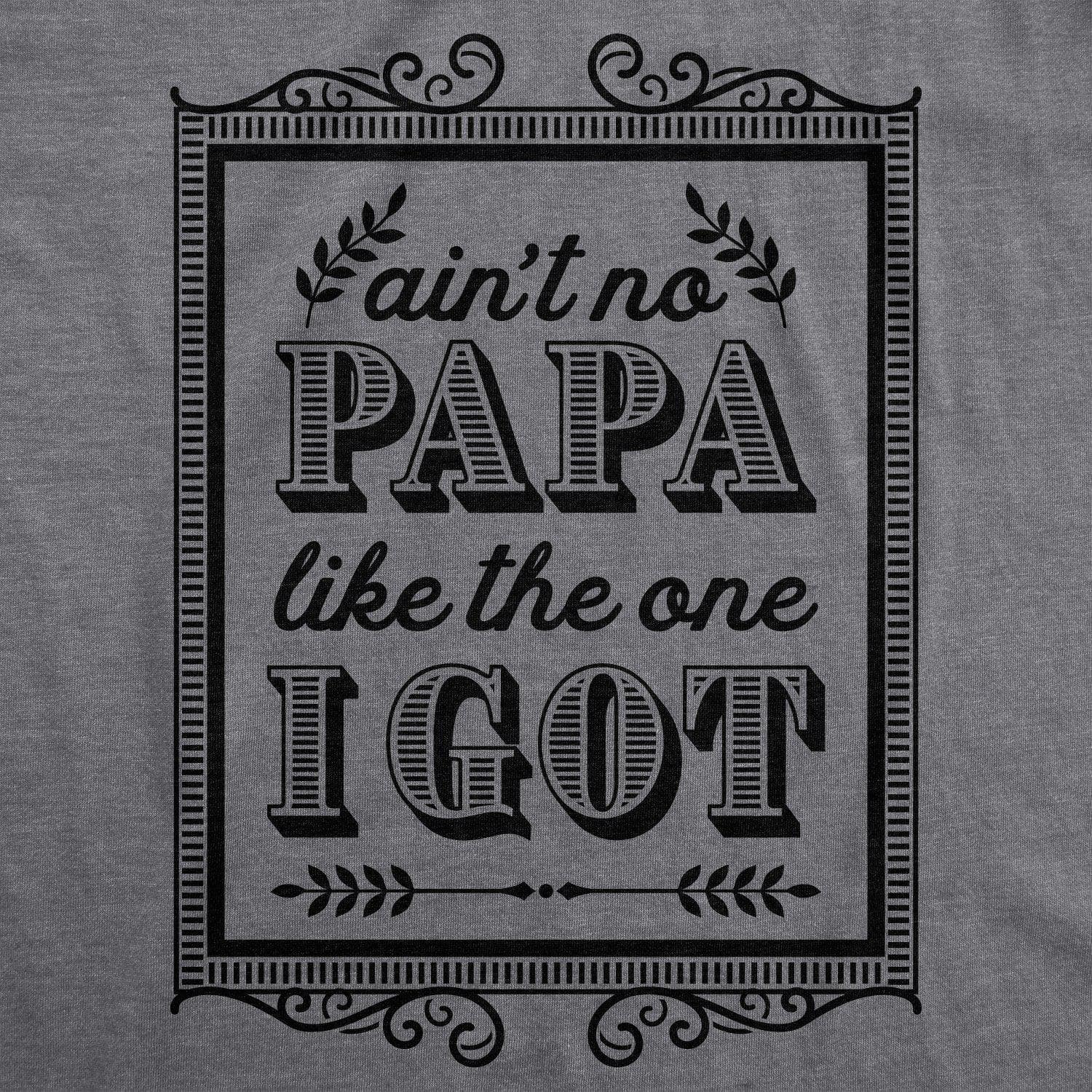 Ain't No Papa Like The One I Got Baby Bodysuit - Crazy Dog T-Shirts