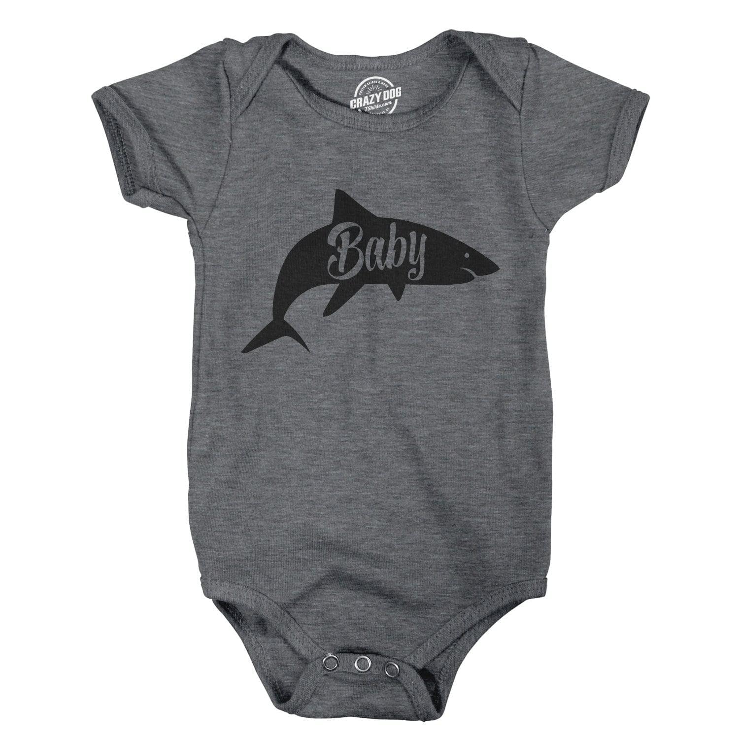 Baby Shark Baby Bodysuit  -  Crazy Dog T-Shirts