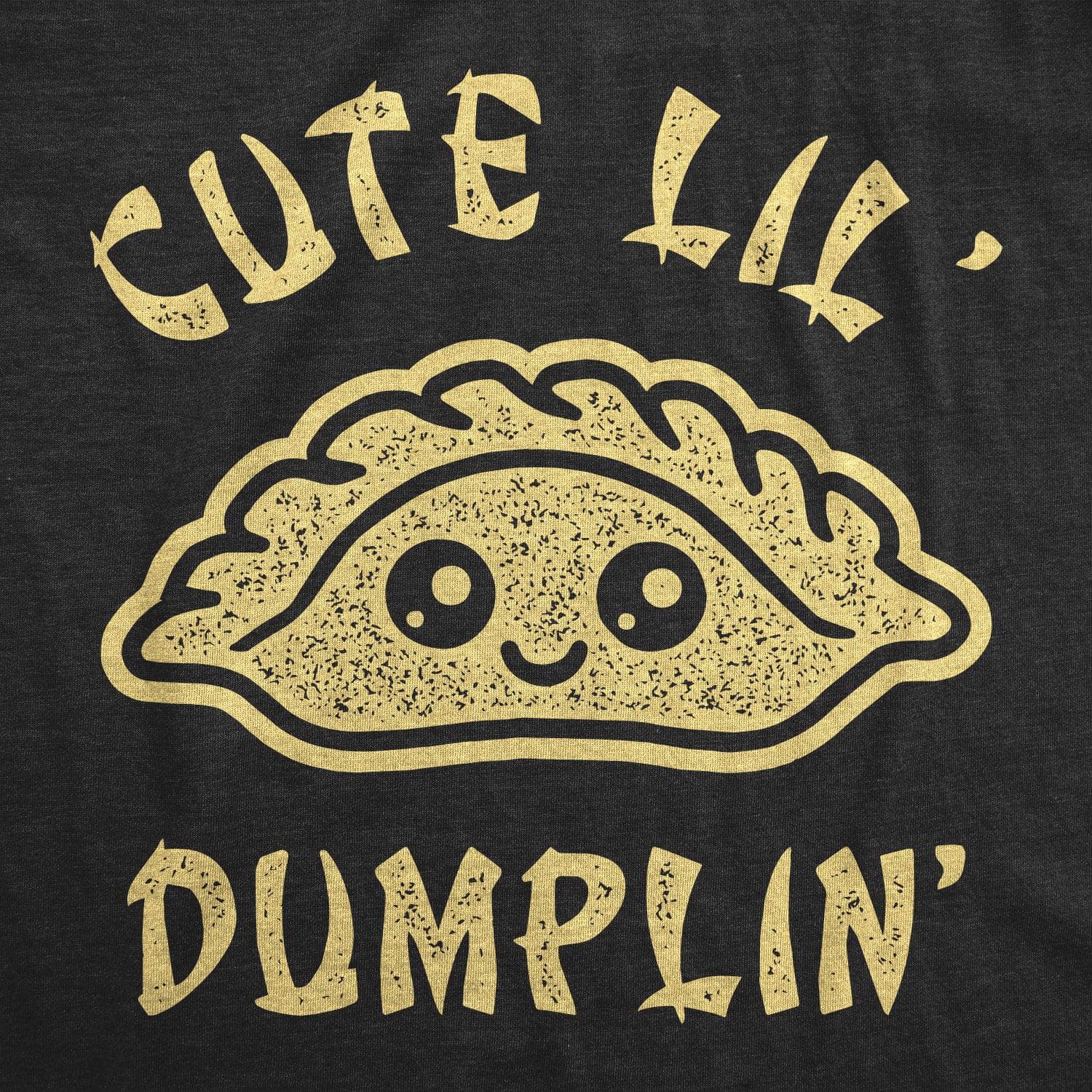 Cute Lil Dumplin Baby Bodysuit  -  Crazy Dog T-Shirts
