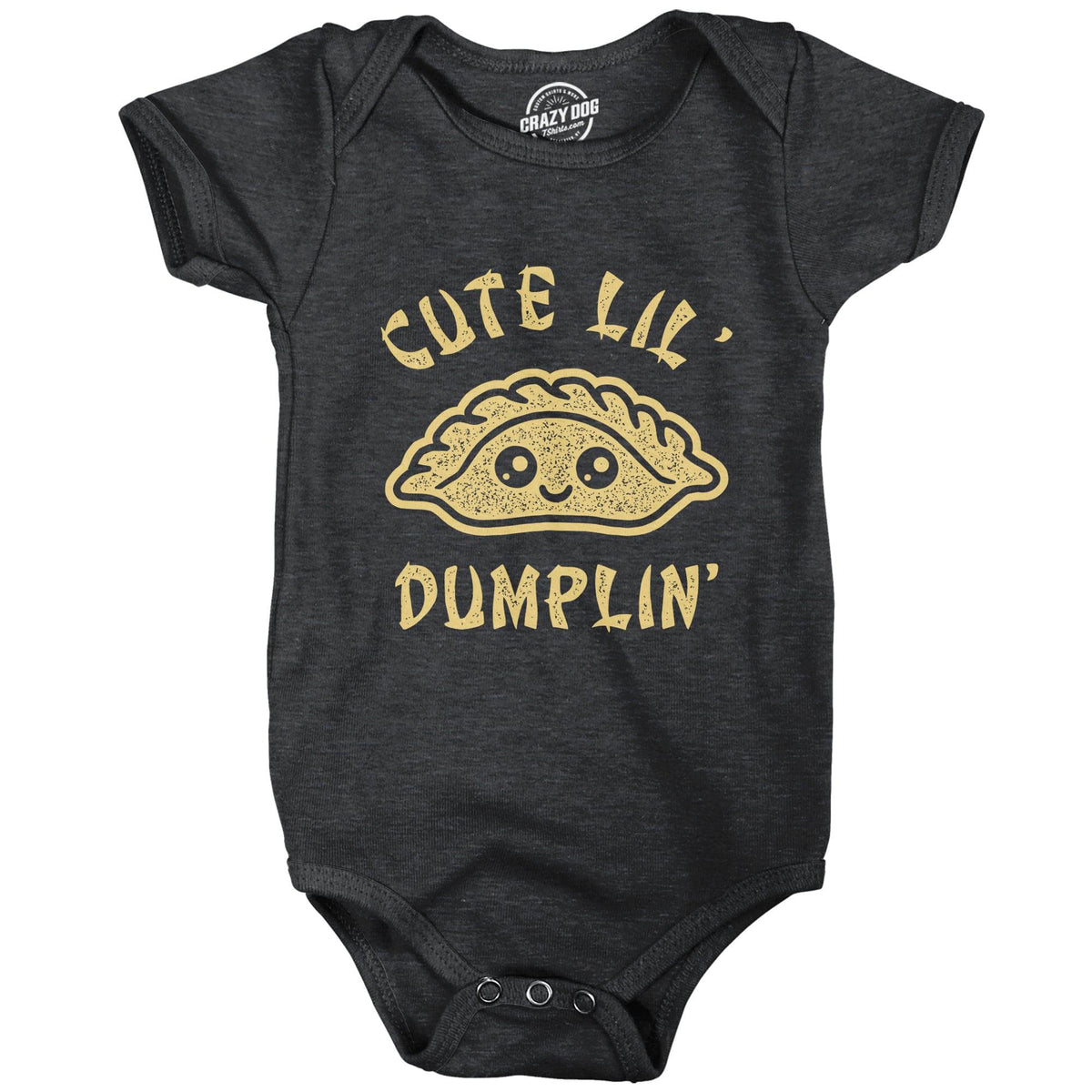 Cute Lil Dumplin Baby Bodysuit  -  Crazy Dog T-Shirts