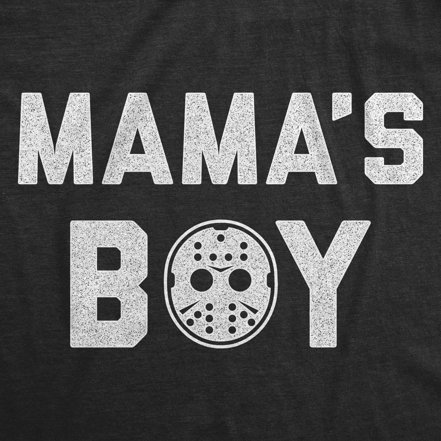 Mama's Boy Mask Baby Bodysuit - Crazy Dog T-Shirts