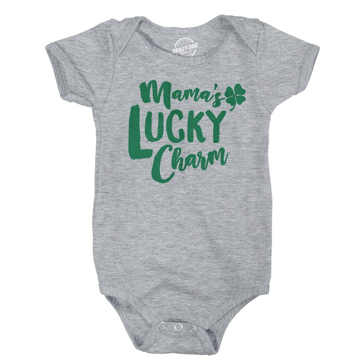 Mama’s Lucky Charm Baby Bodysuit - Crazy Dog T-Shirts