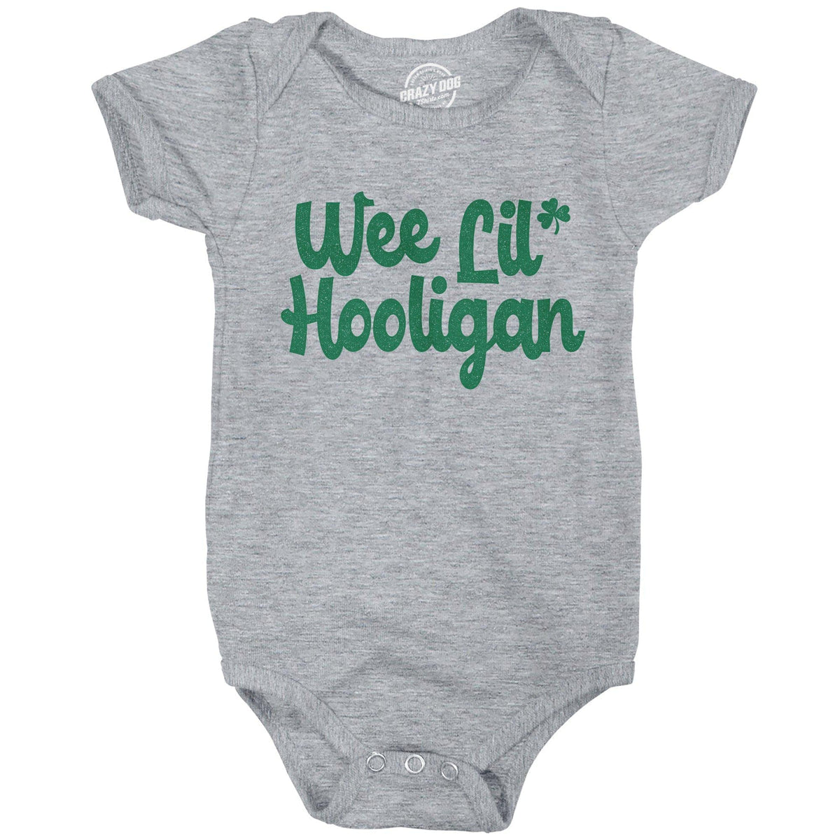 Wee Lil Hooligan Baby Bodysuit - Crazy Dog T-Shirts