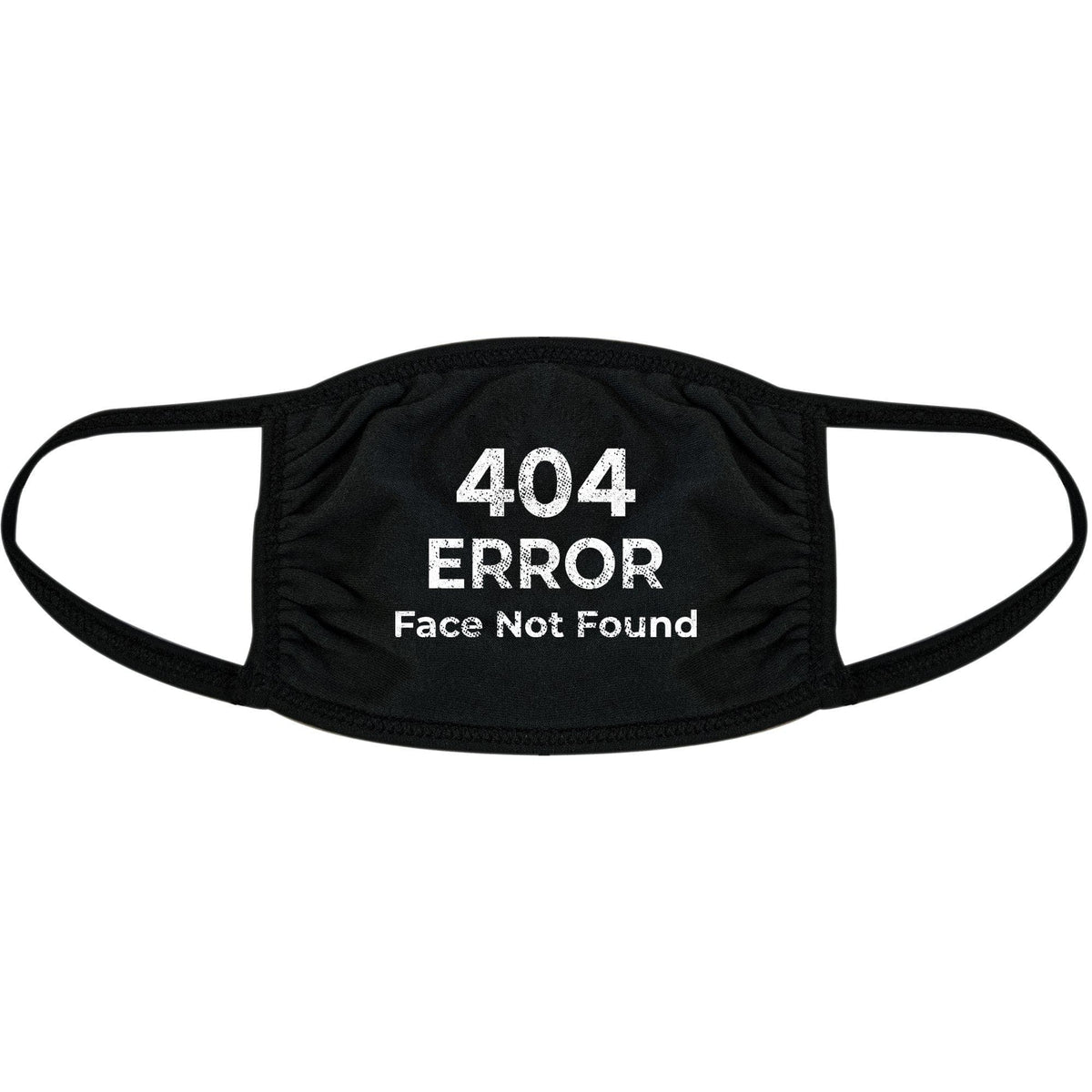 404 Error Face Not Found Face Mask Mask - Crazy Dog T-Shirts