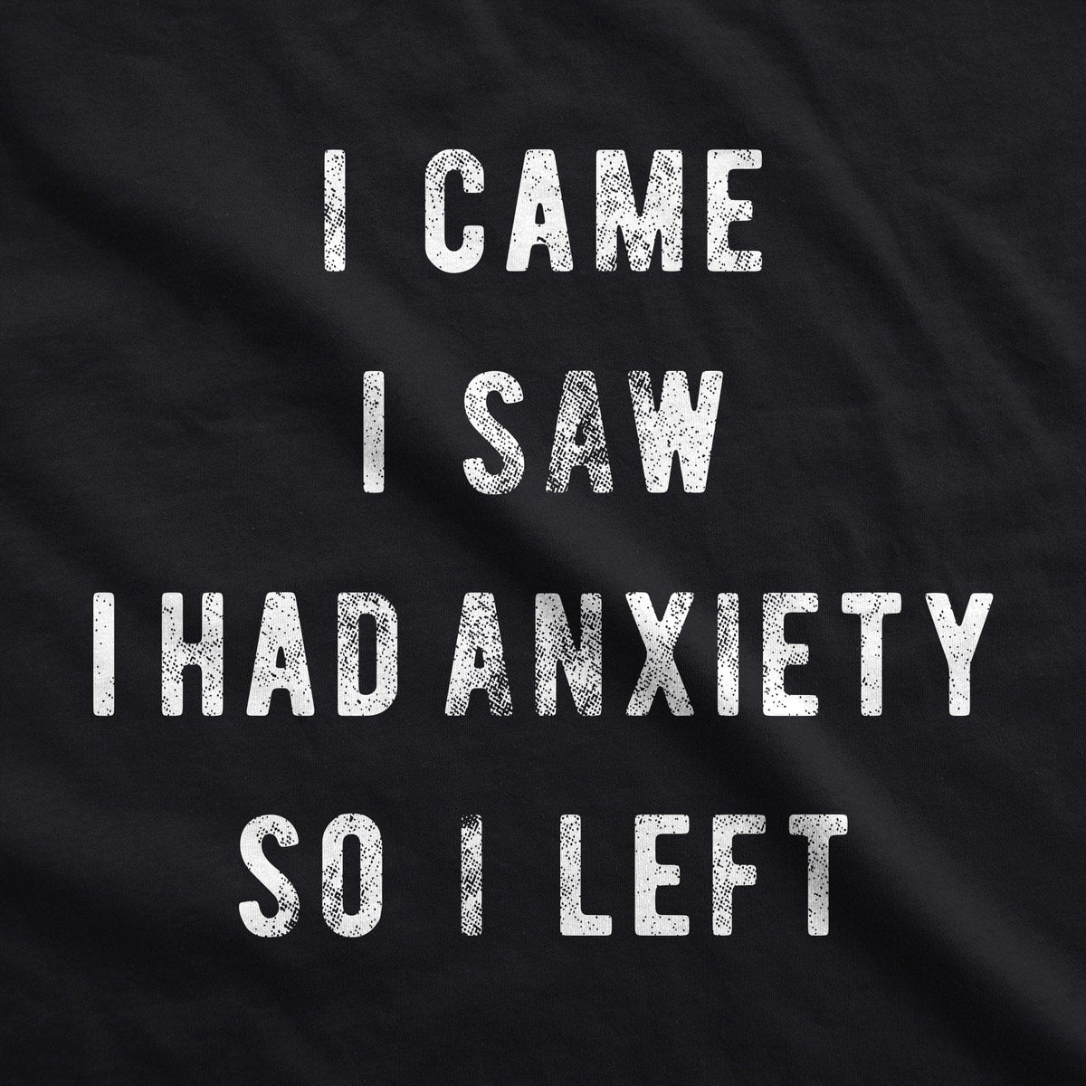 I Came I Saw I Had Anxiety So I Left Face Mask Mask - Crazy Dog T-Shirts