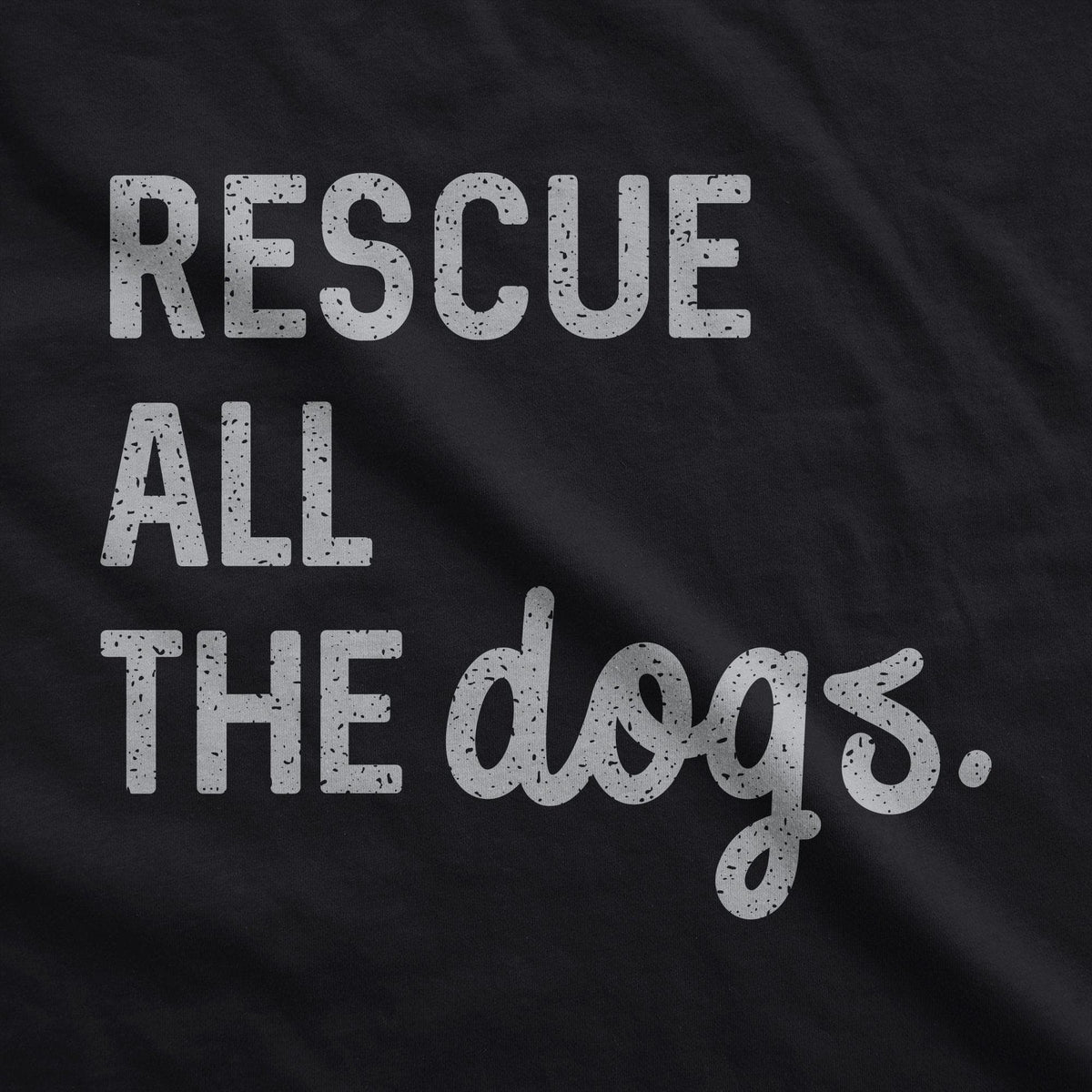 Rescue All The Dogs Face Mask Mask - Crazy Dog T-Shirts