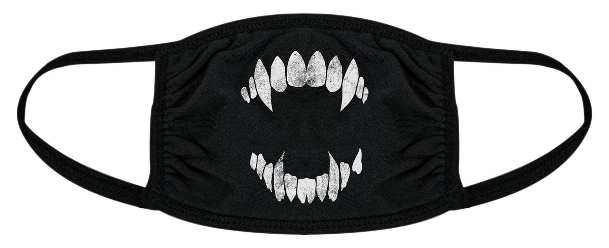 Vampire Teeth Face Mask Mask - Crazy Dog T-Shirts