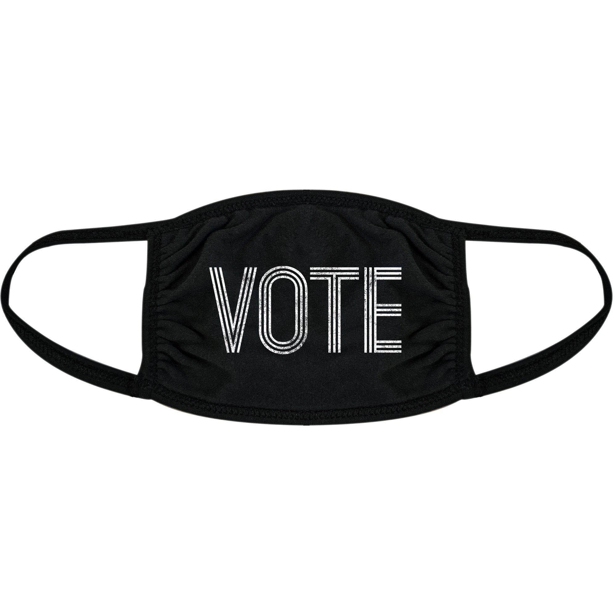 Vote Face Mask Mask - Crazy Dog T-Shirts
