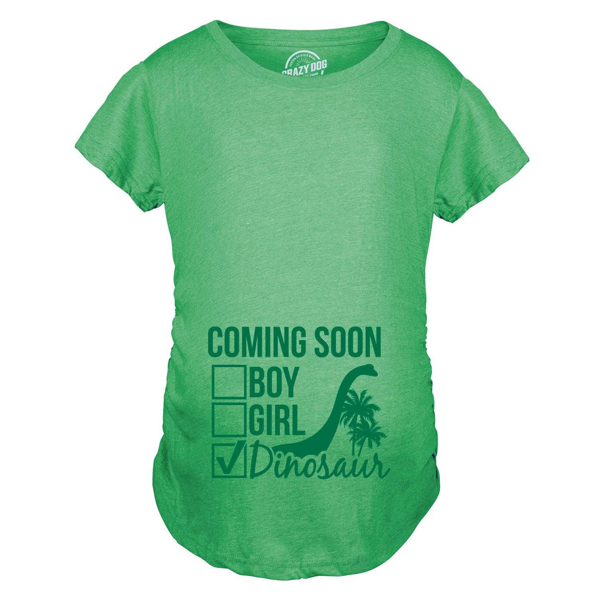 Coming Soon: Dinosaur Maternity Tshirt  -  Crazy Dog T-Shirts