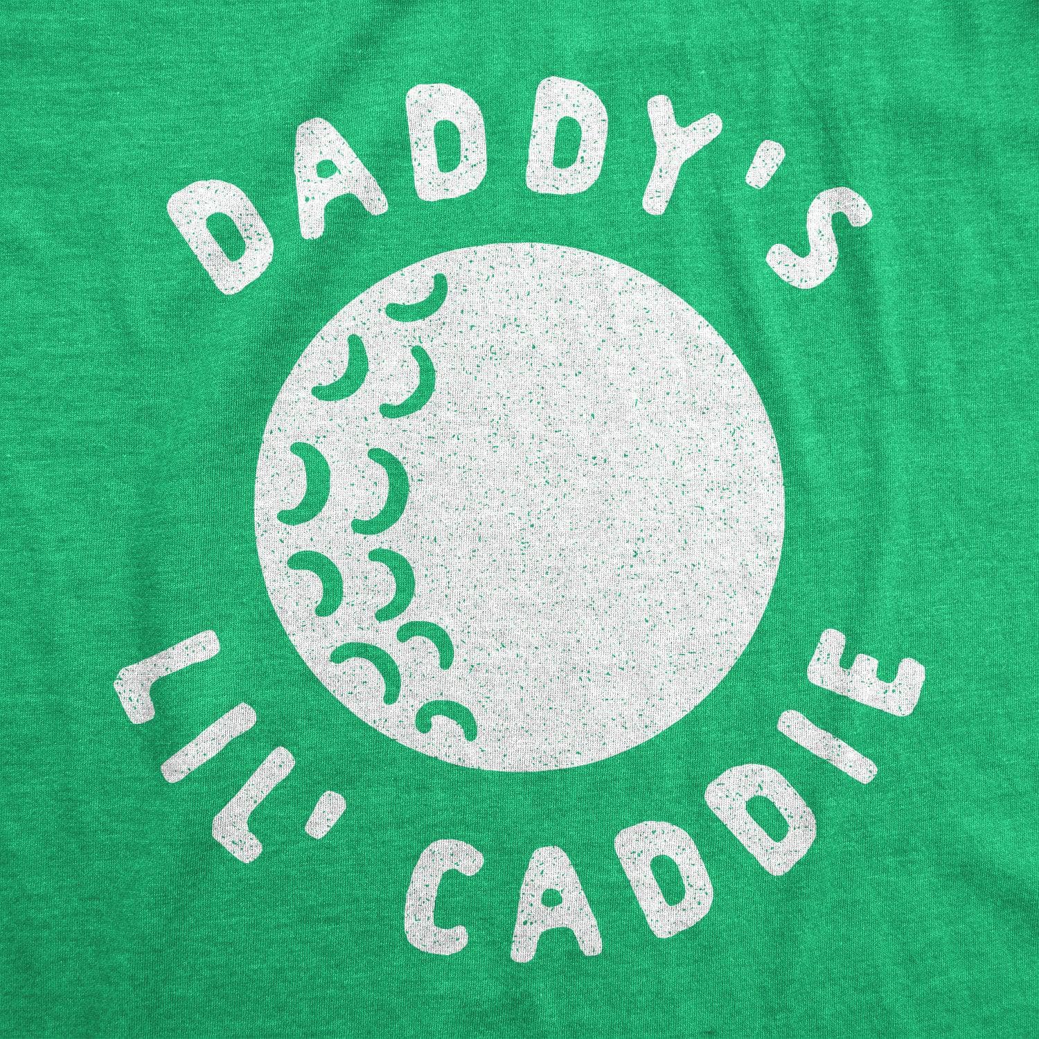Daddy's Lil' Caddie Maternity Tshirt  -  Crazy Dog T-Shirts