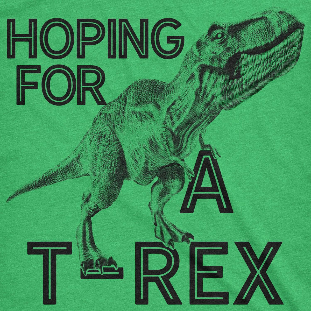 Hoping For A T-Rex Maternity Tshirt  -  Crazy Dog T-Shirts