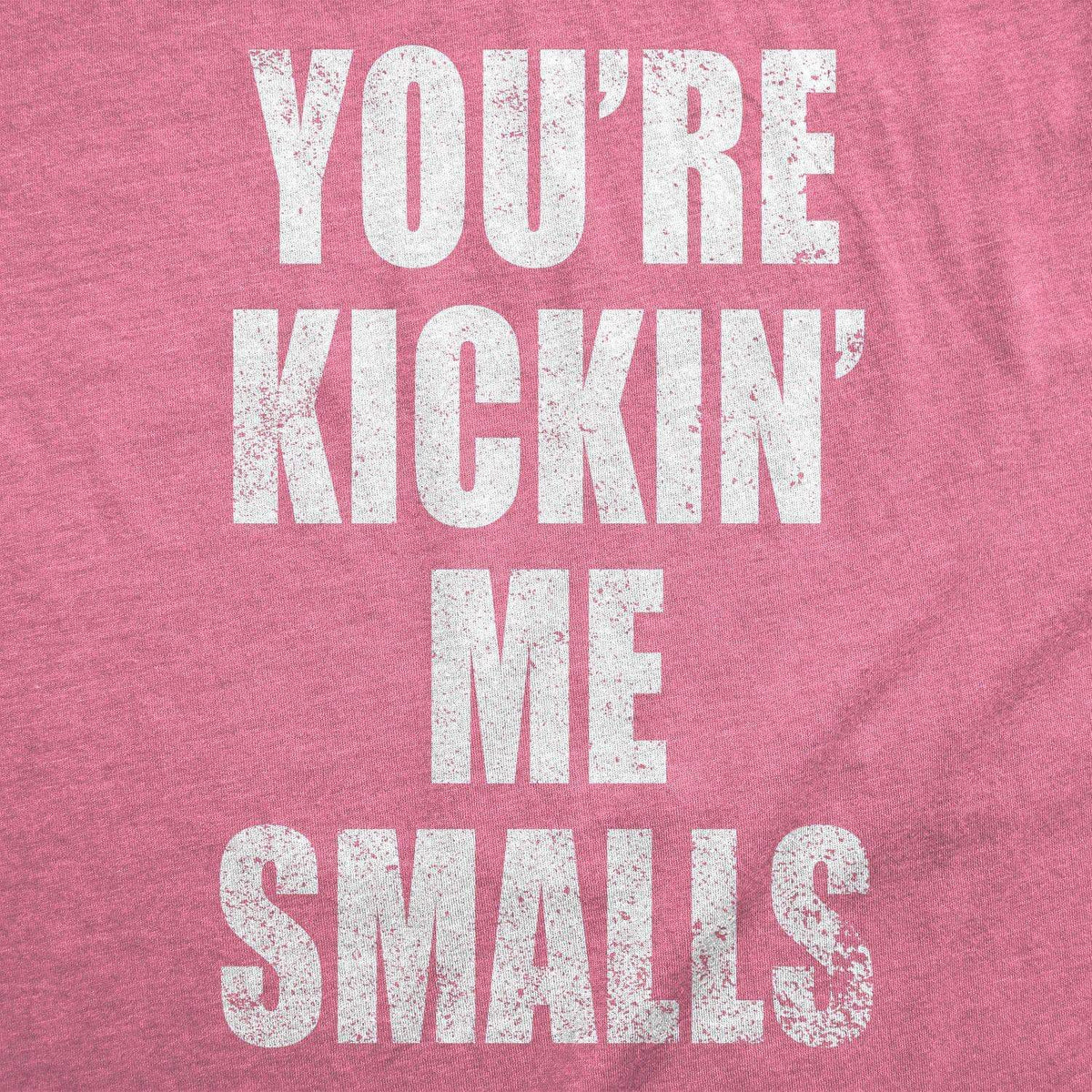 You&#39;re Kickin Me Smalls Maternity Tank Top  -  Crazy Dog T-Shirts