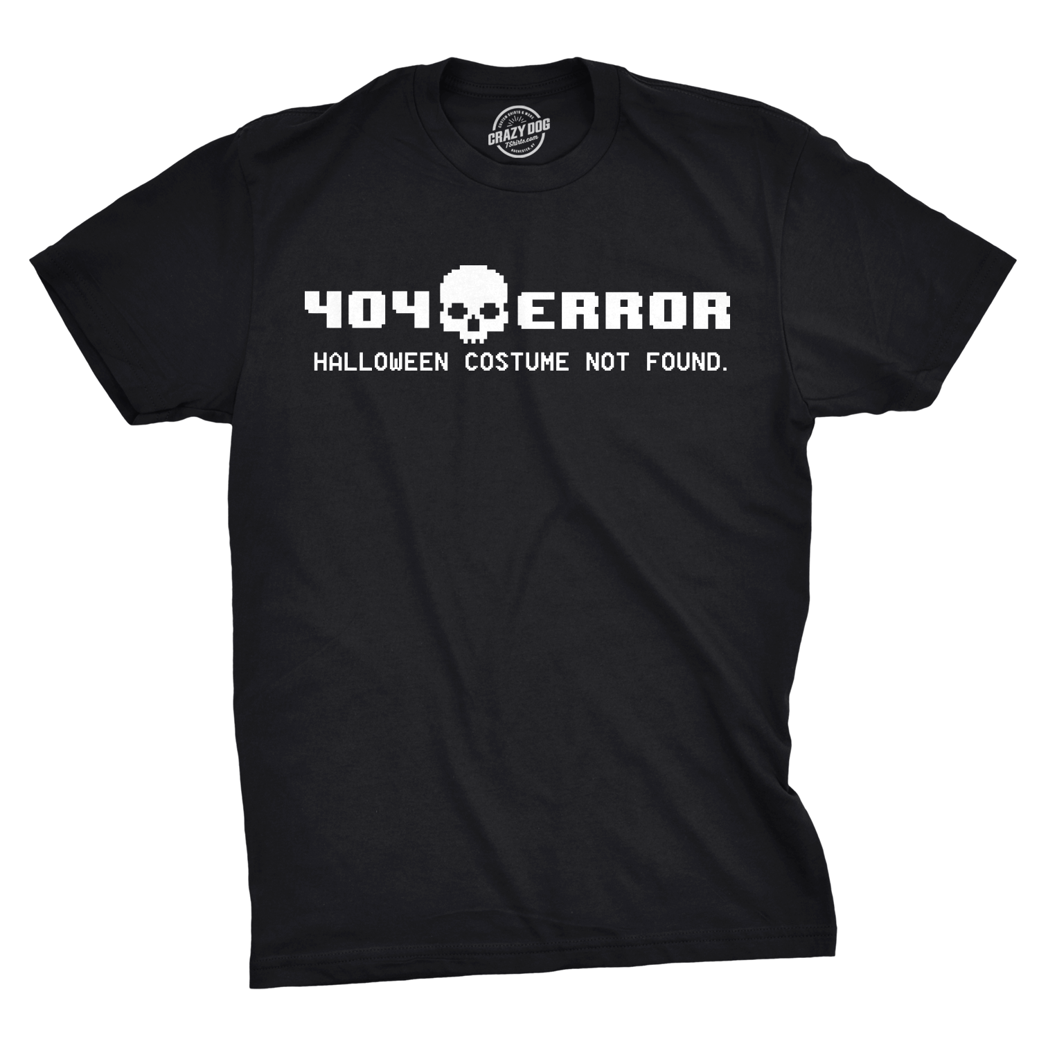 404 Costume Not Found Men's Tshirt - Crazy Dog T-Shirts