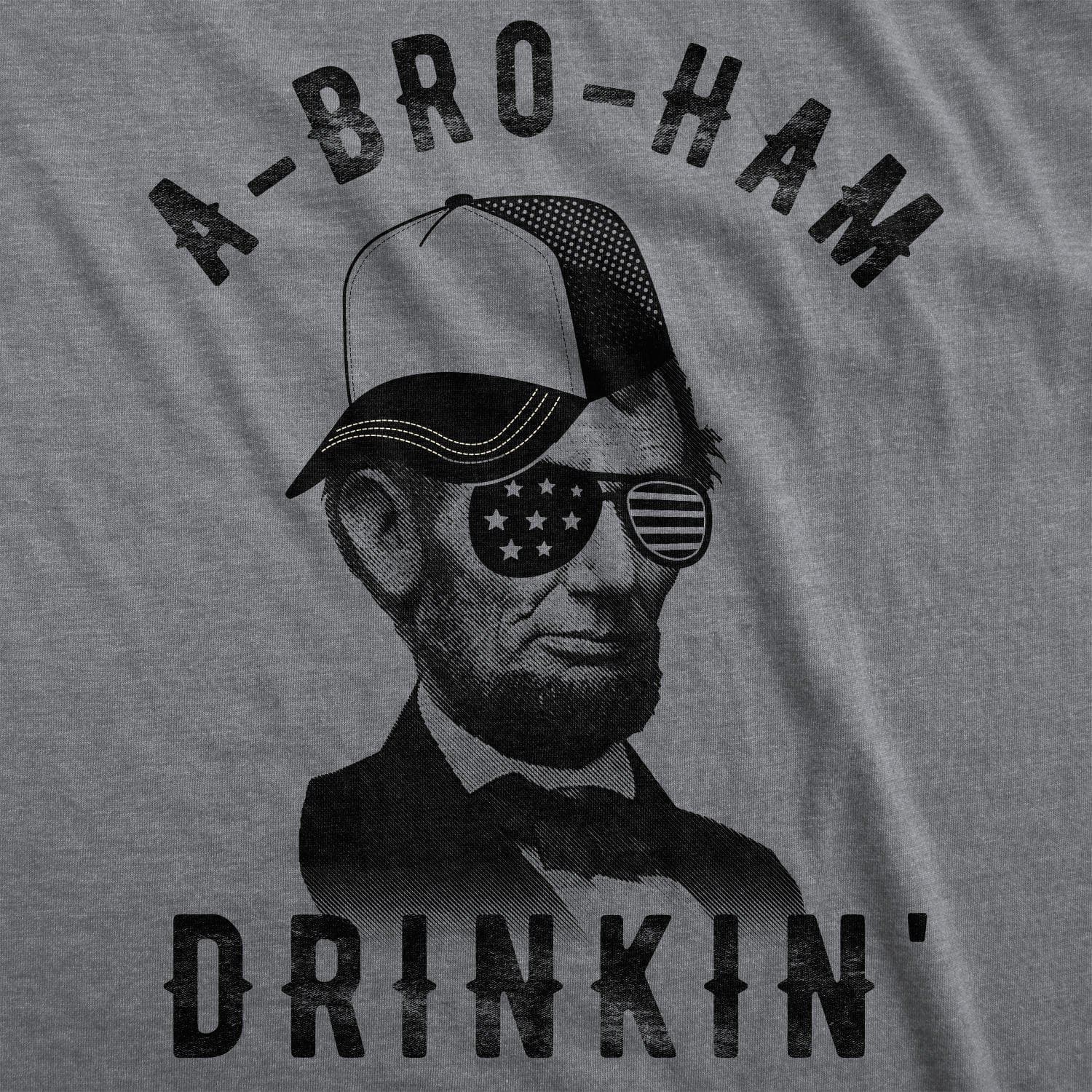 A-Bro-Ham Drinkin Men's Tshirt - Crazy Dog T-Shirts
