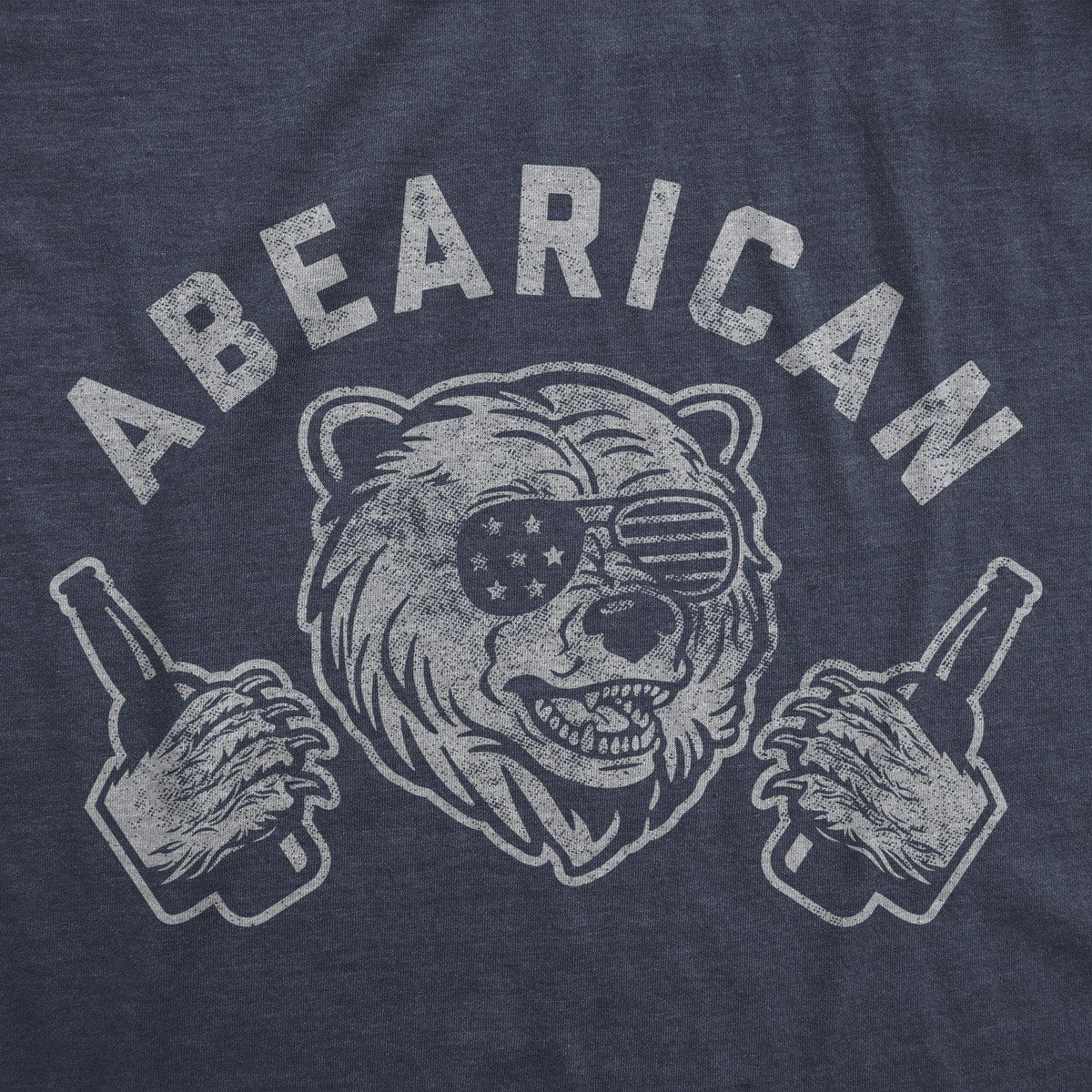Abearican Men&#39;s Tshirt - Crazy Dog T-Shirts