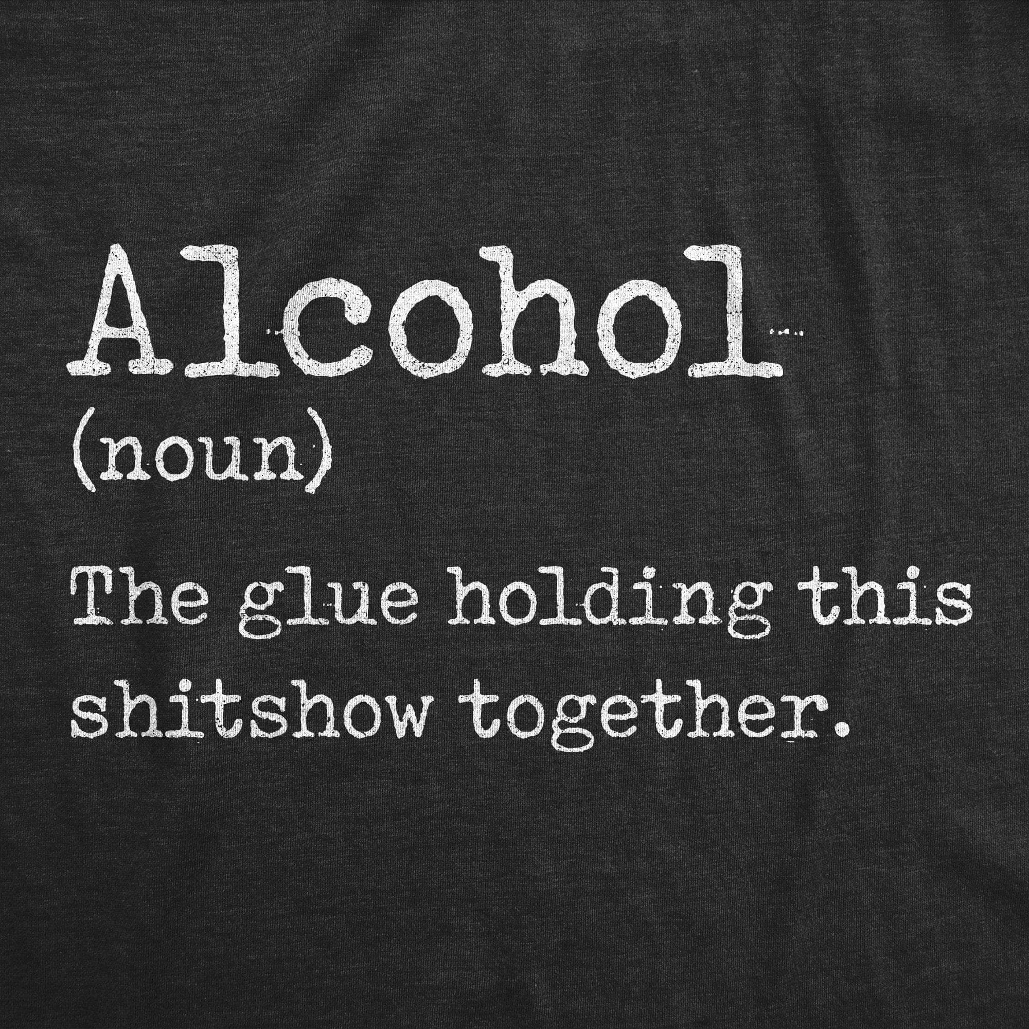 Alcohol Definition Men's Tshirt - Crazy Dog T-Shirts