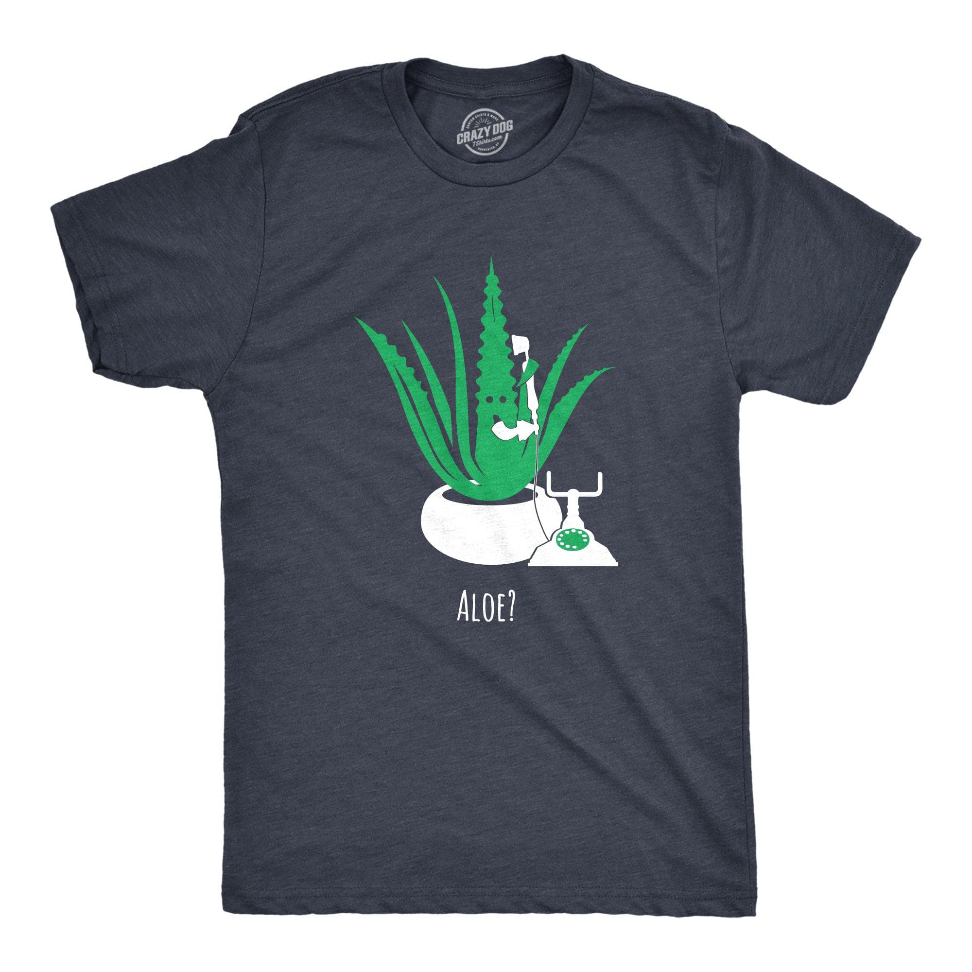 Aloe Phone Call Men's Tshirt  -  Crazy Dog T-Shirts