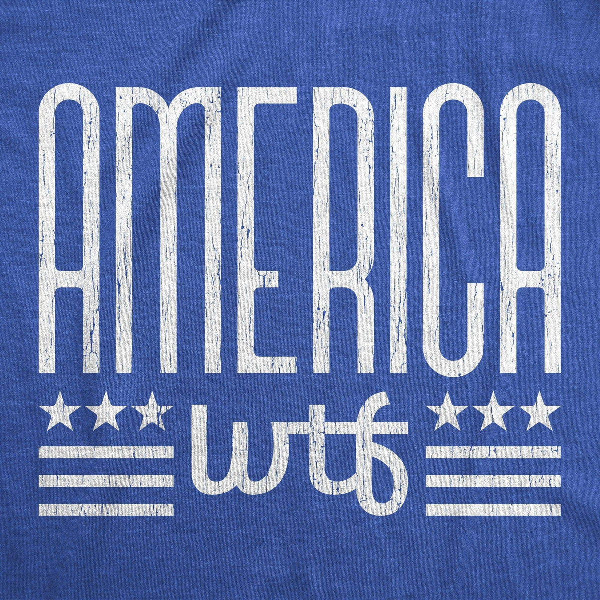 America WTF Men&#39;s Tshirt - Crazy Dog T-Shirts