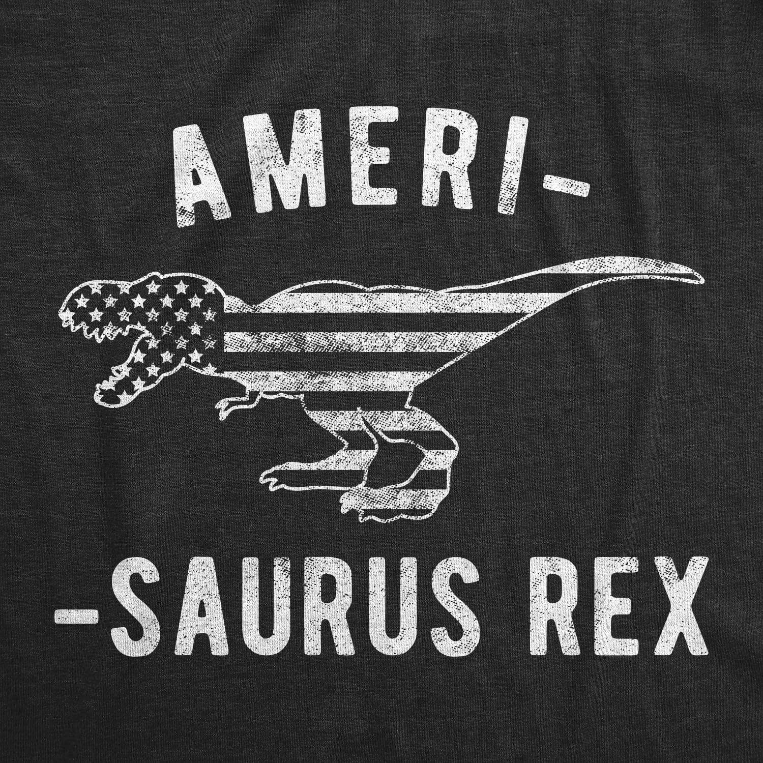 Amerisaurus Rex Men's Tshirt  -  Crazy Dog T-Shirts