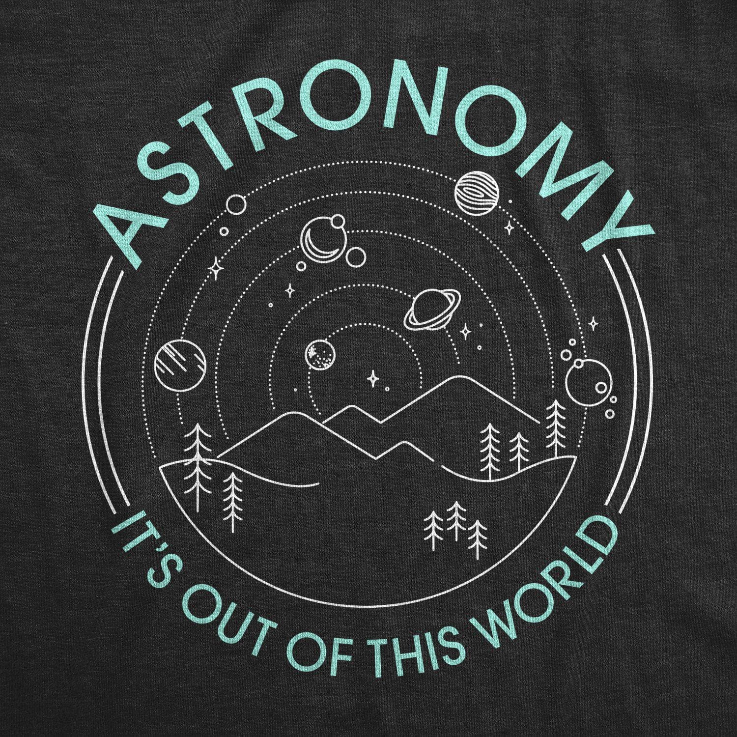 Astronomy It's Out Of This World Men's Tshirt - Crazy Dog T-Shirts