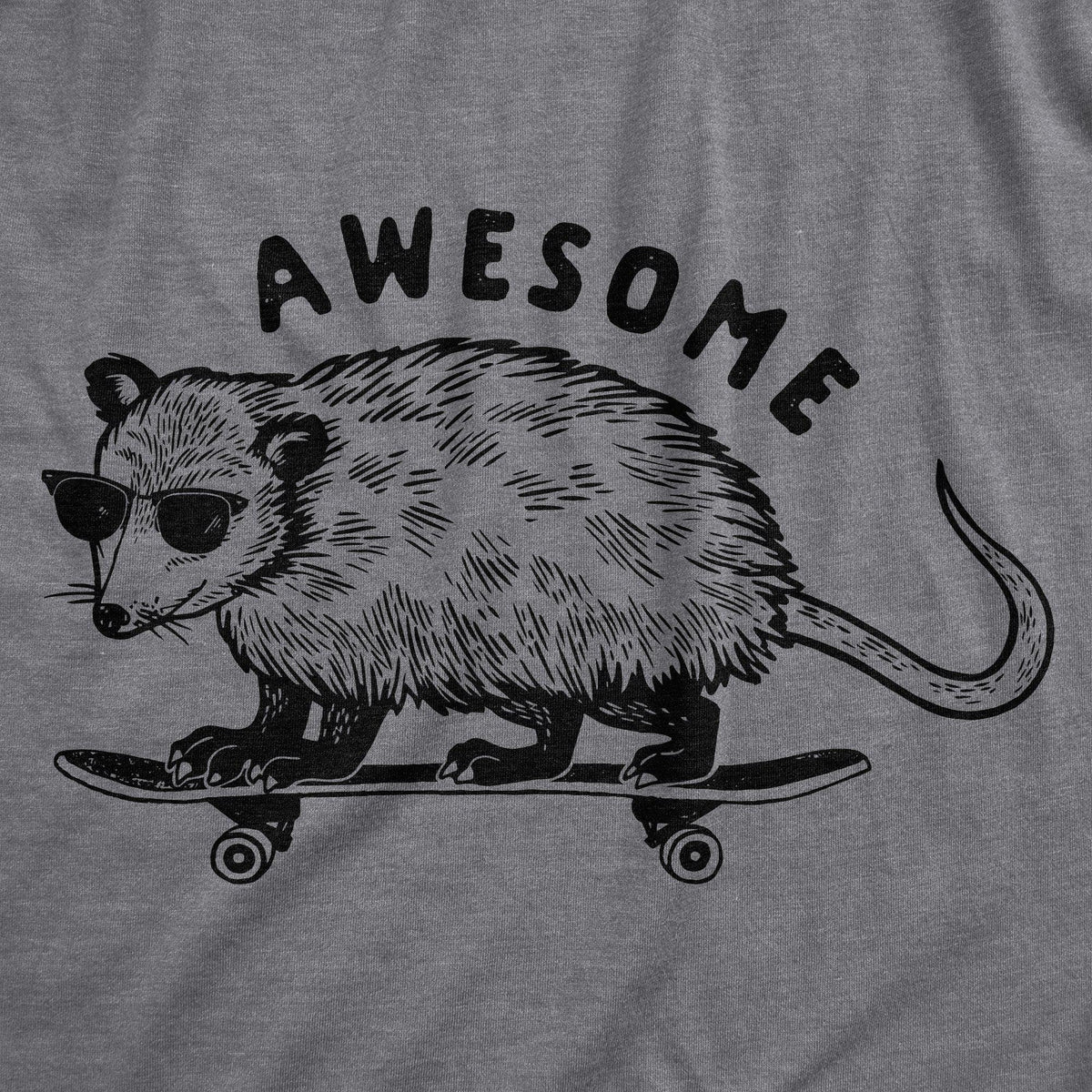 Awesome Opossum Men&#39;s Tshirt  -  Crazy Dog T-Shirts
