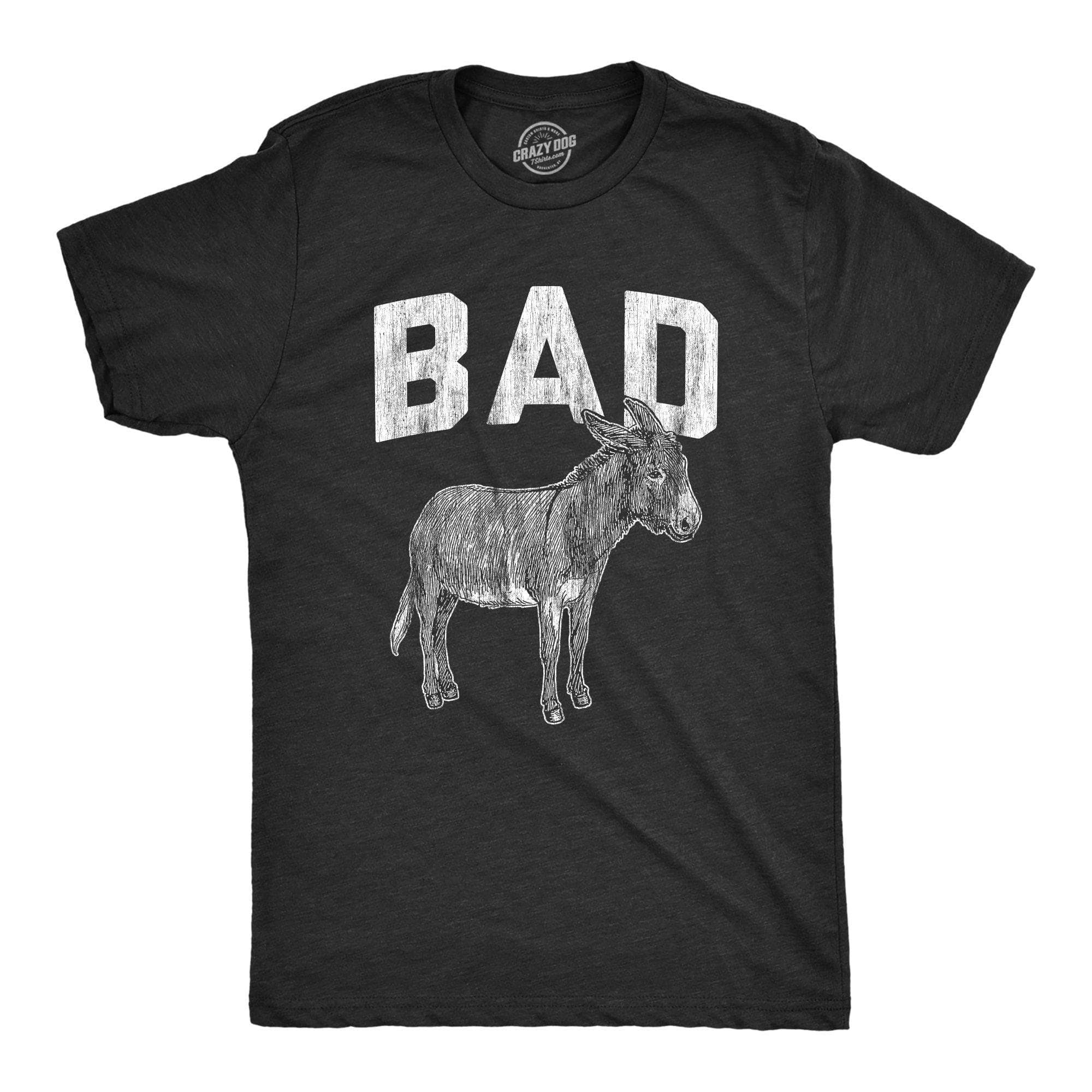 Bad Ass Men's Tshirt - Crazy Dog T-Shirts