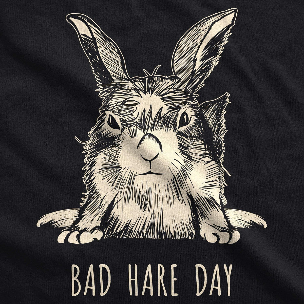 Bad Hare Day Men&#39;s Tshirt  -  Crazy Dog T-Shirts