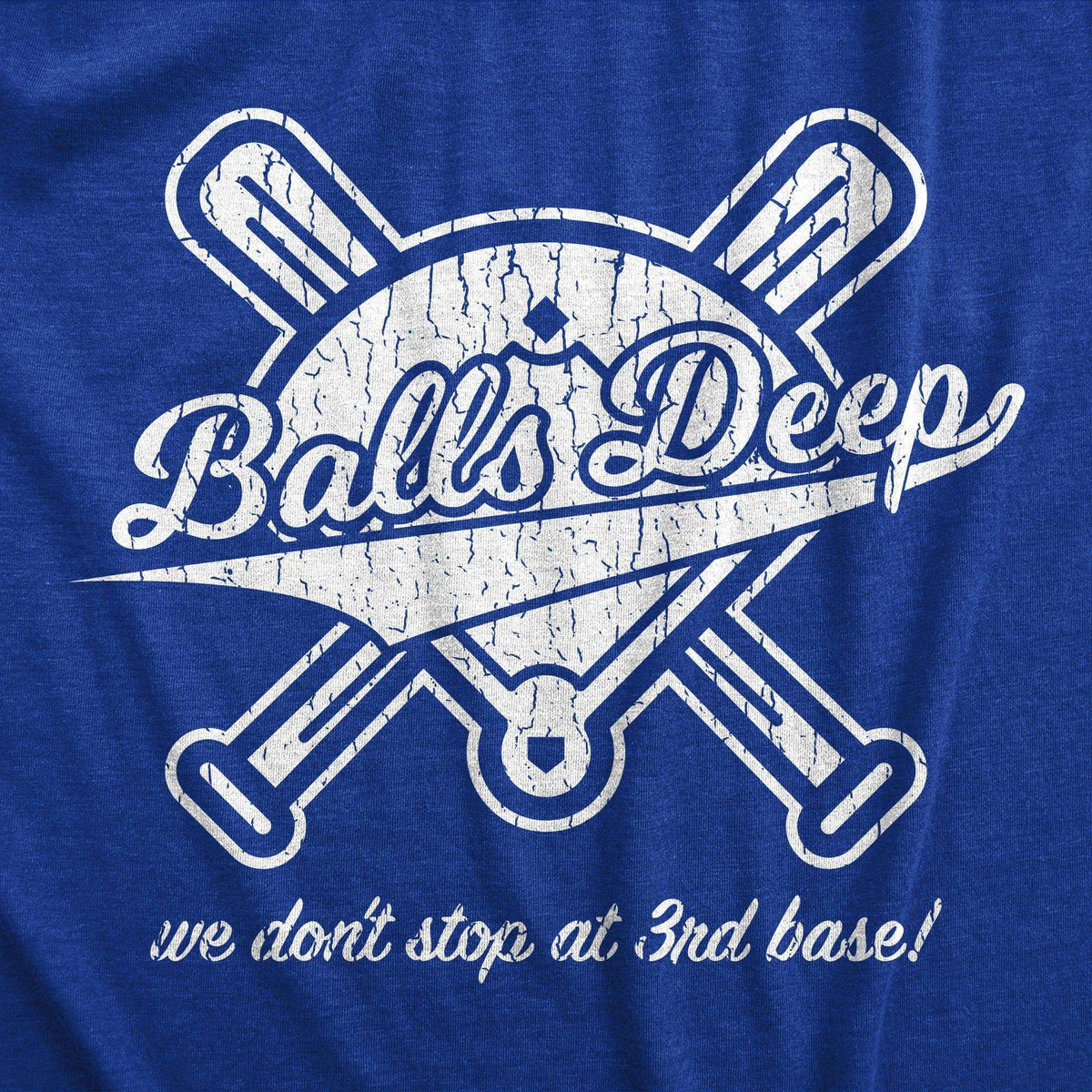 Balls Deep Men&#39;s Tshirt  -  Crazy Dog T-Shirts