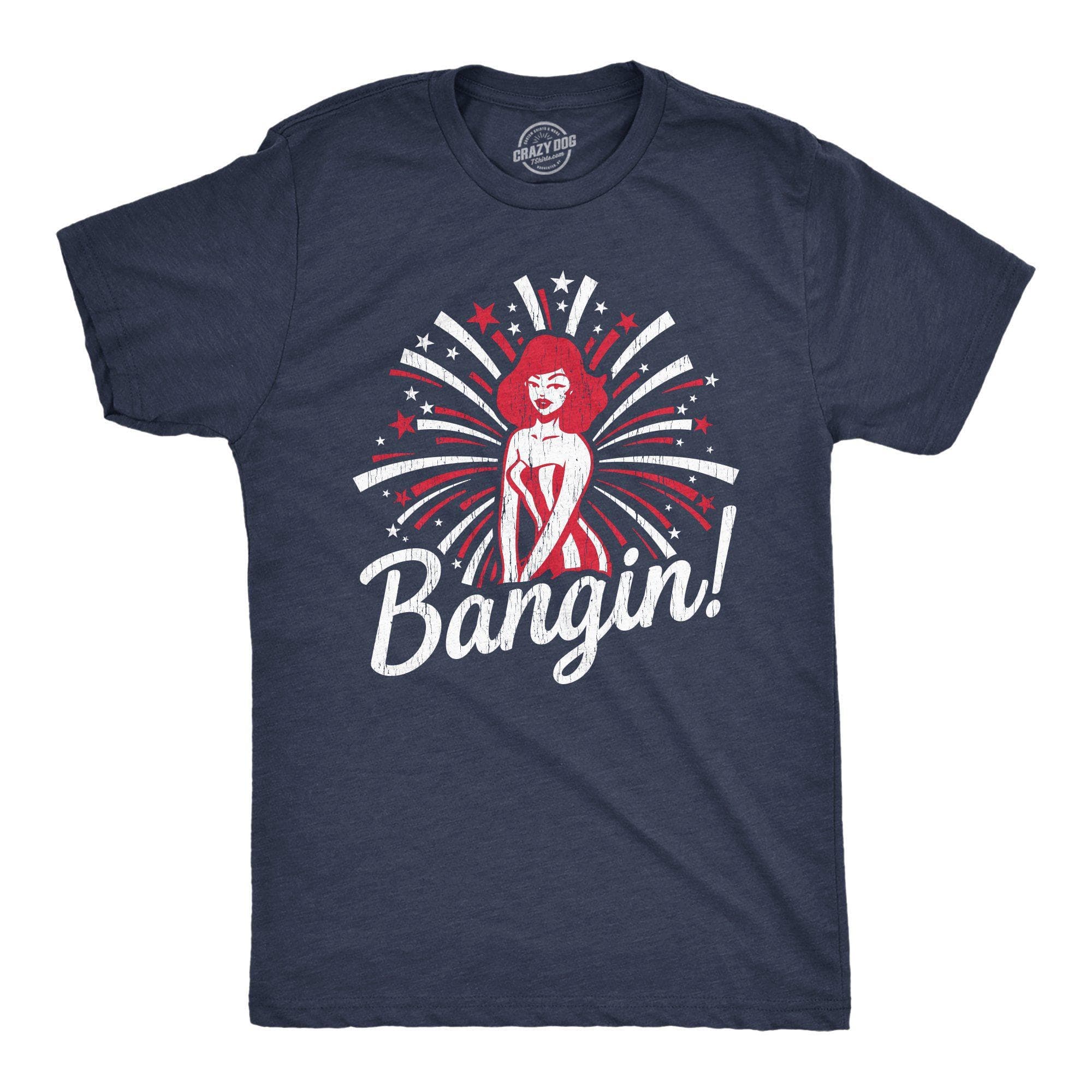 Bangin! Men's Tshirt - Crazy Dog T-Shirts