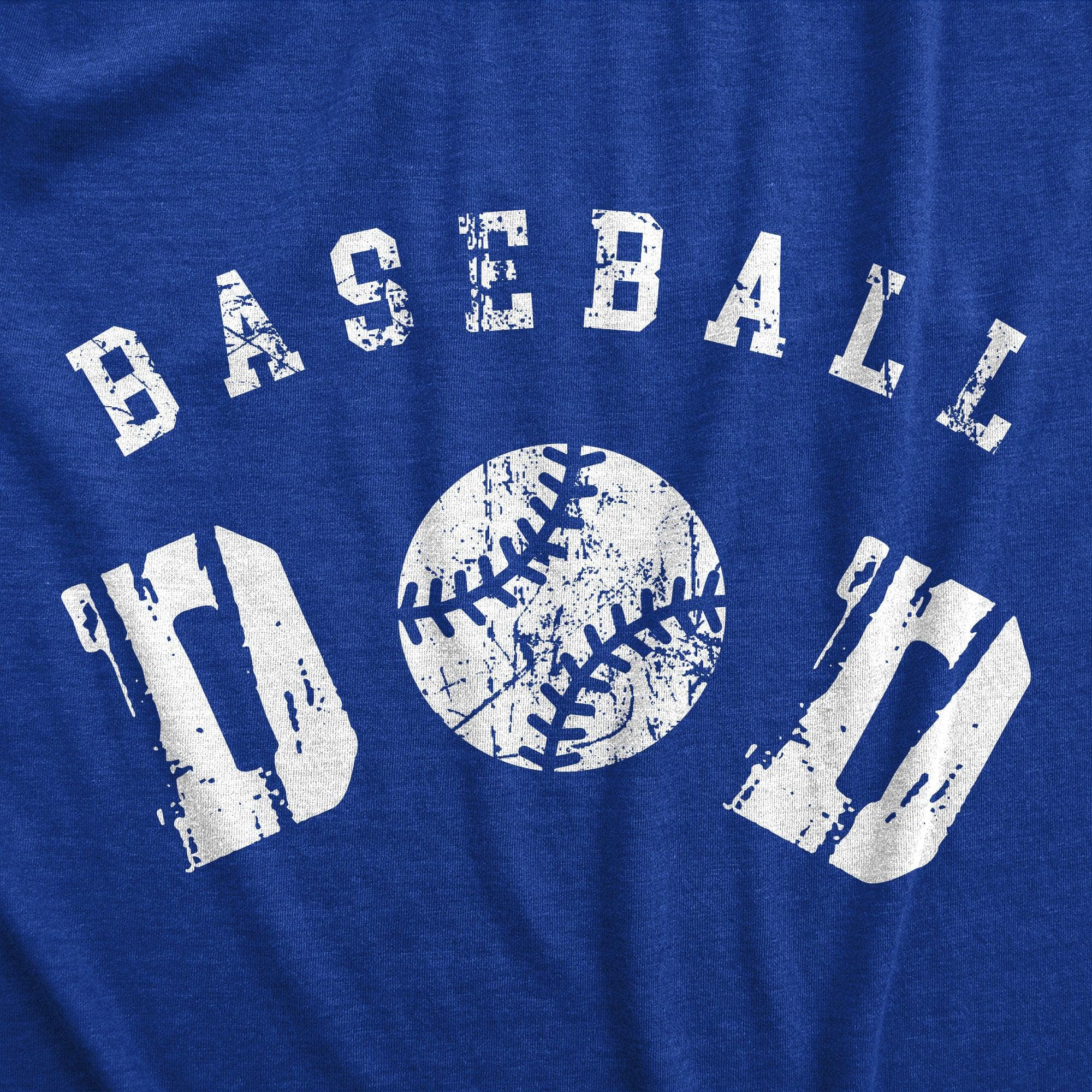 Baseball Dad Men's Tshirt  -  Crazy Dog T-Shirts
