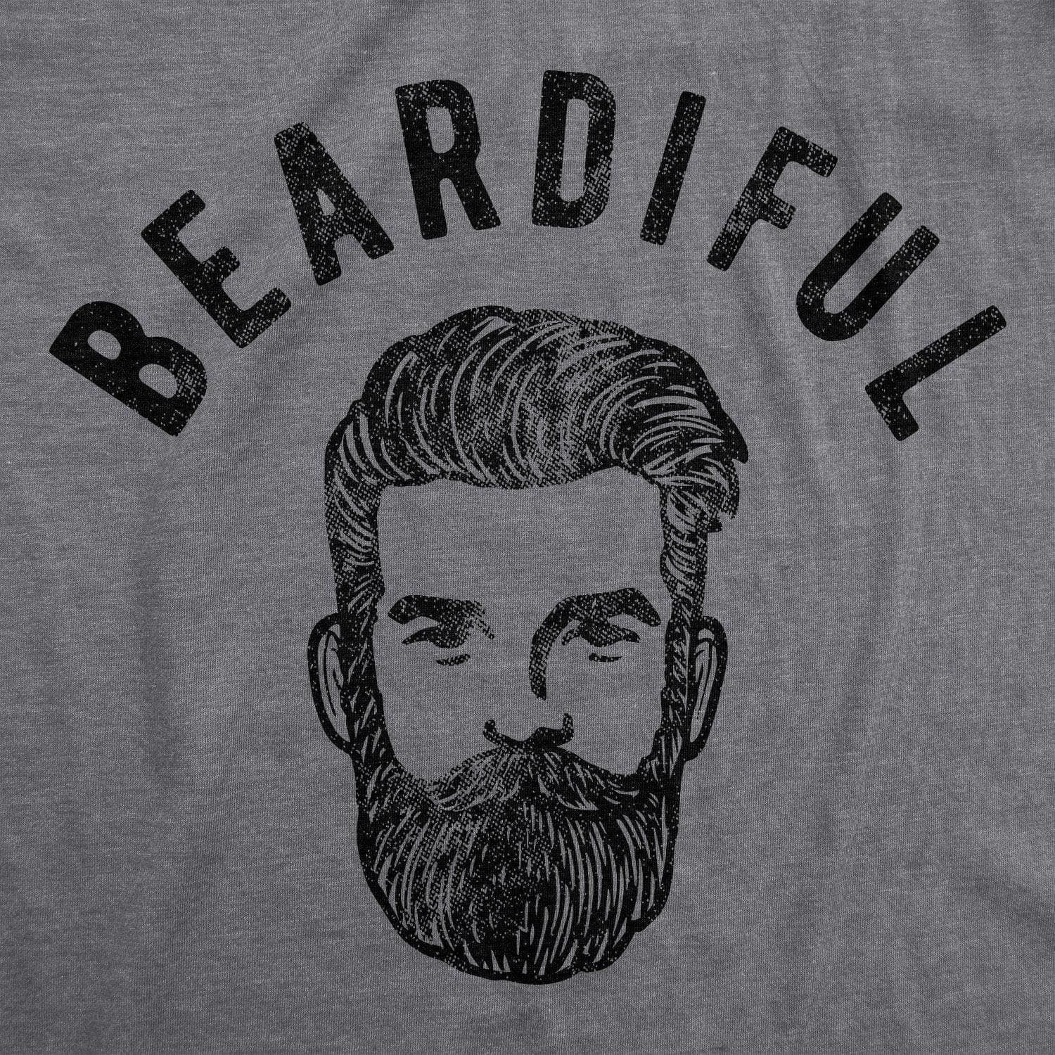 Beardiful Men's Tshirt  -  Crazy Dog T-Shirts
