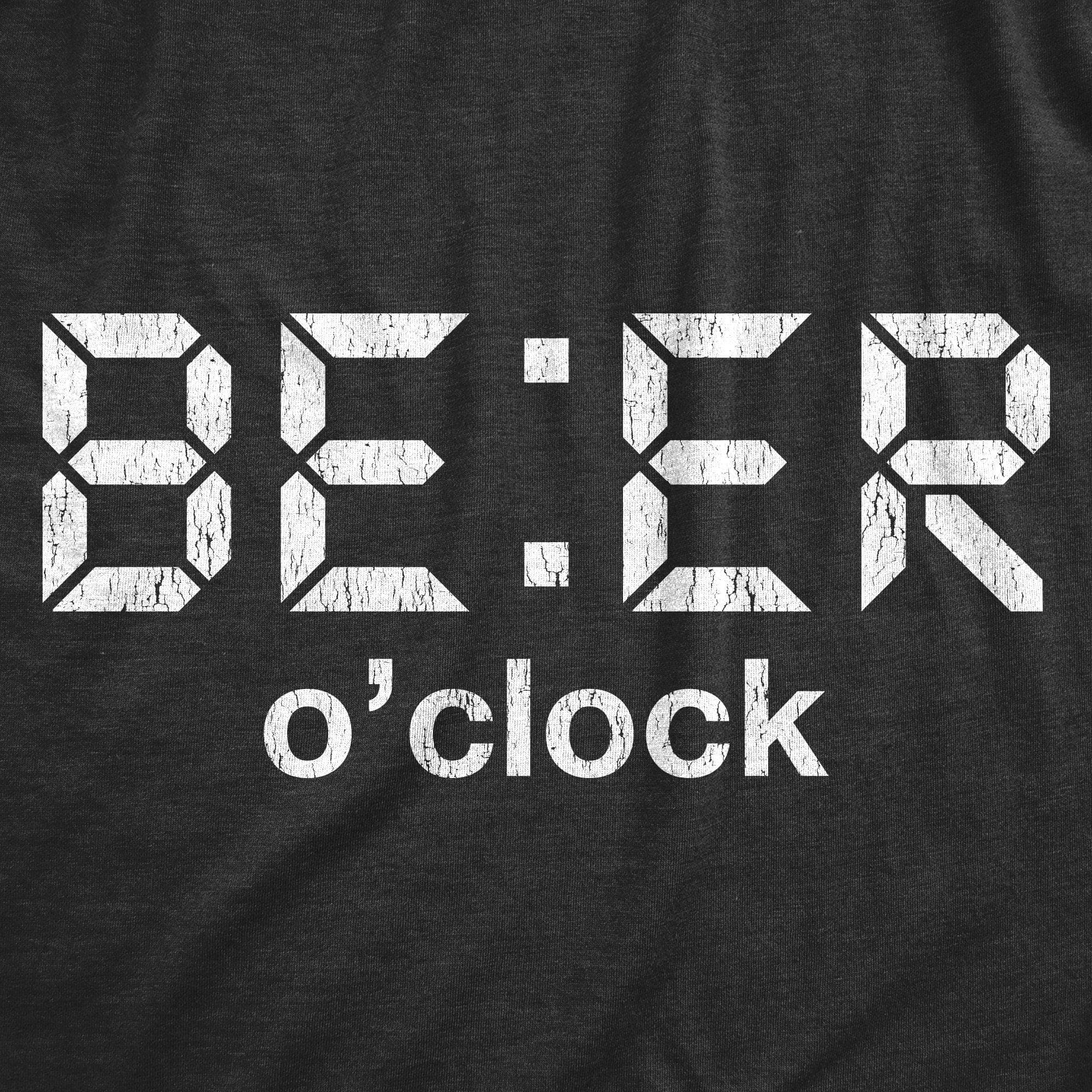Beer O'Clock Men's Tshirt - Crazy Dog T-Shirts
